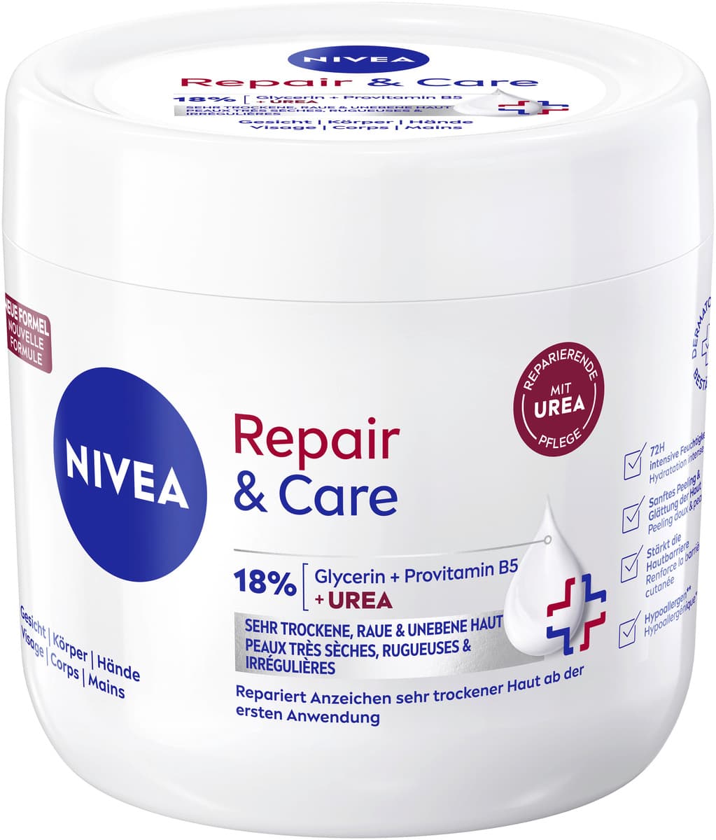 Nivea Körpercreme Repair & Care Glycerin + Urea