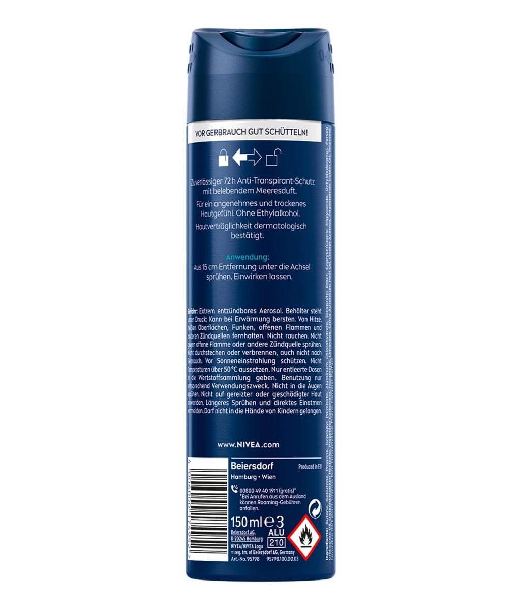 Produktbild NIVEA MEN Cool Marine Deospray 2 von 7
