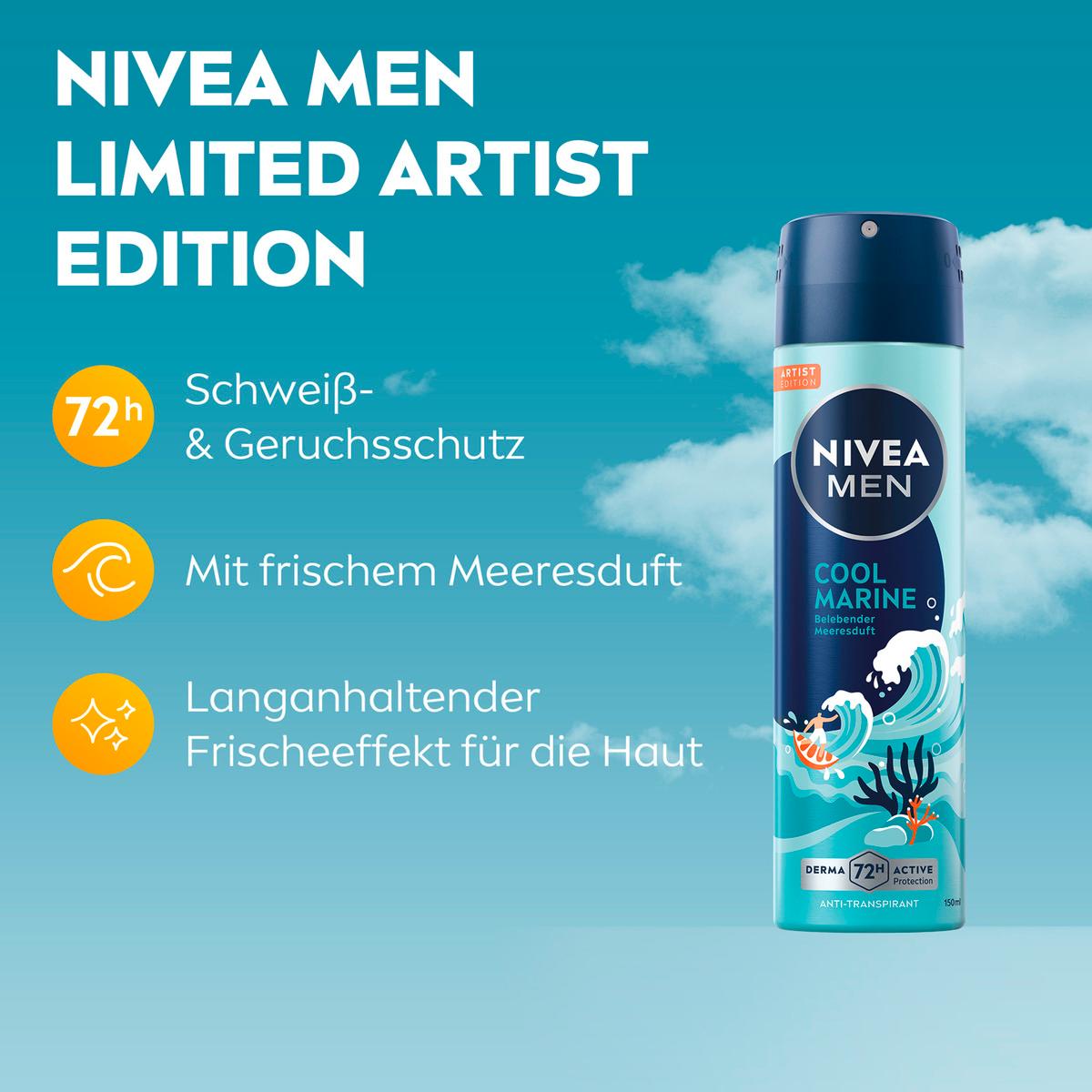 Produktbild NIVEA MEN Cool Marine Deospray 3 von 7