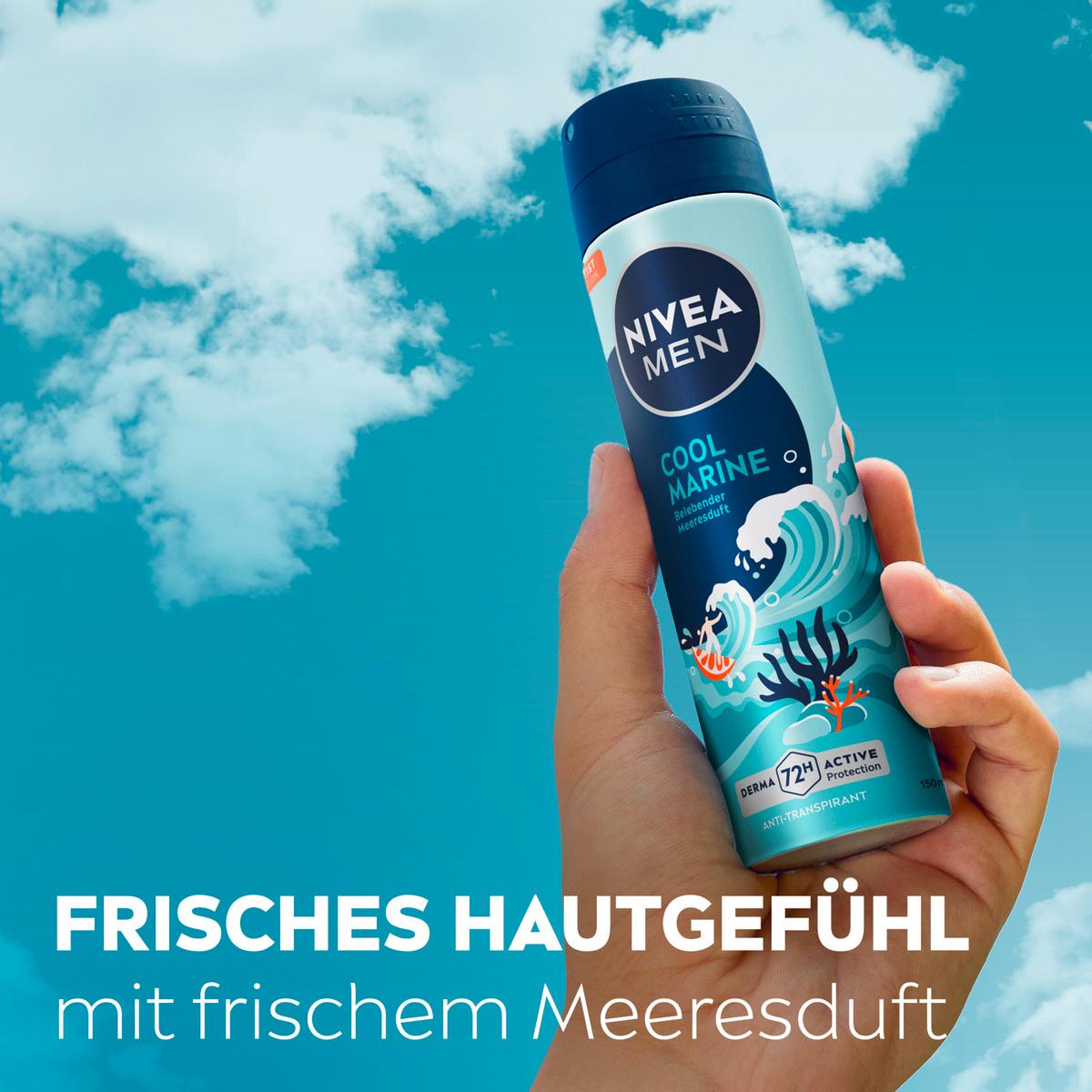 Produktbild NIVEA MEN Cool Marine Deospray 4 von 7