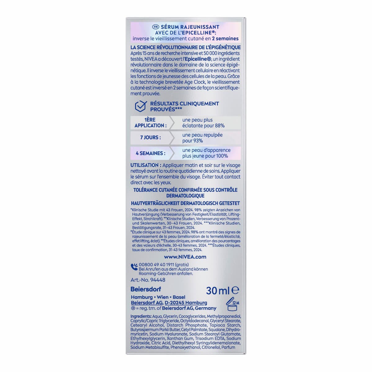 Produktbild NIVEA CELLULAR Epigenetics Verjüngendes Serum 5 von 11