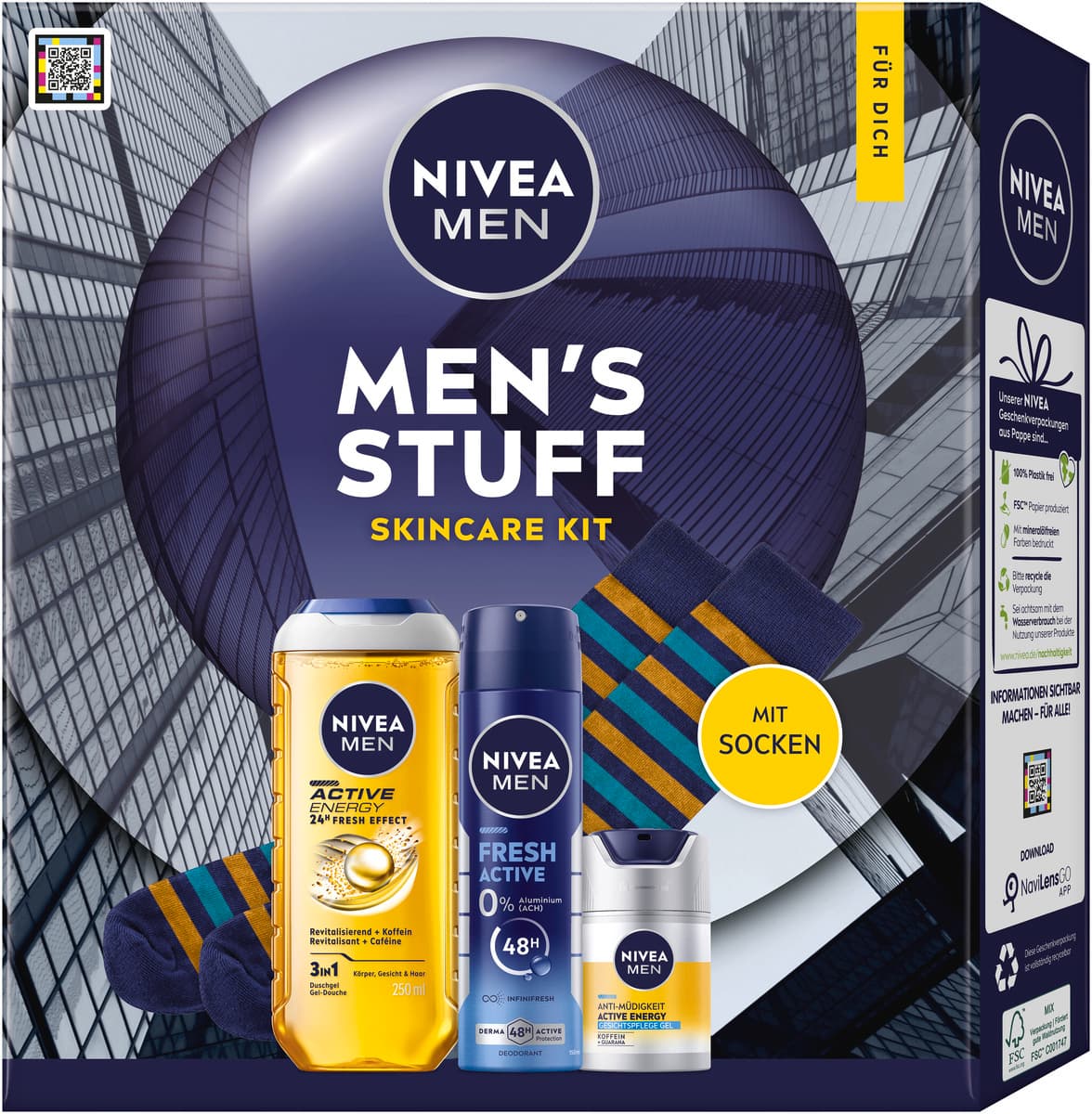 NIVEA Men Mens Stuff Geschenkset