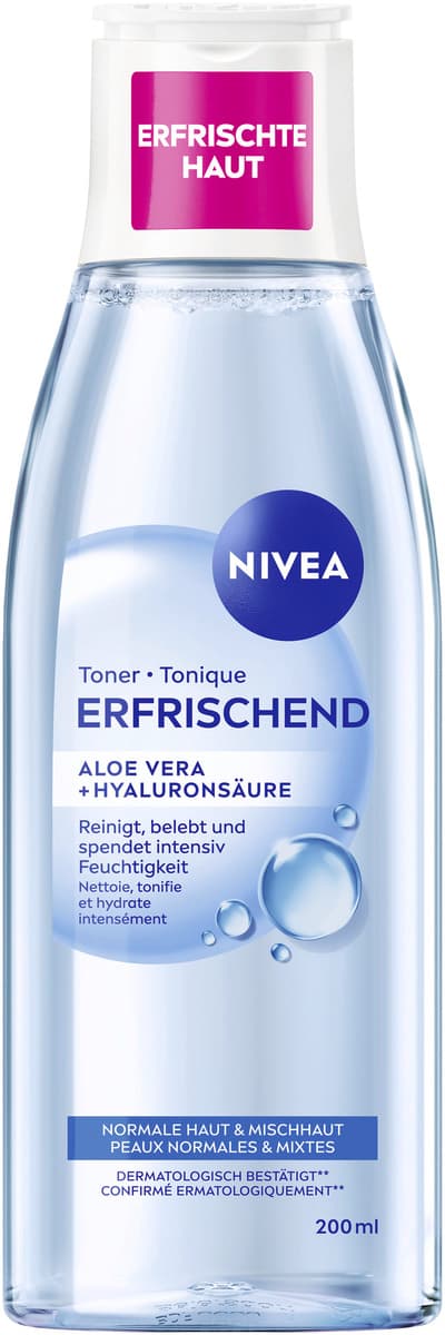 NIVEA Toner erfrischend Aloe Vera Hyaluronsäure normale Haut 200ml