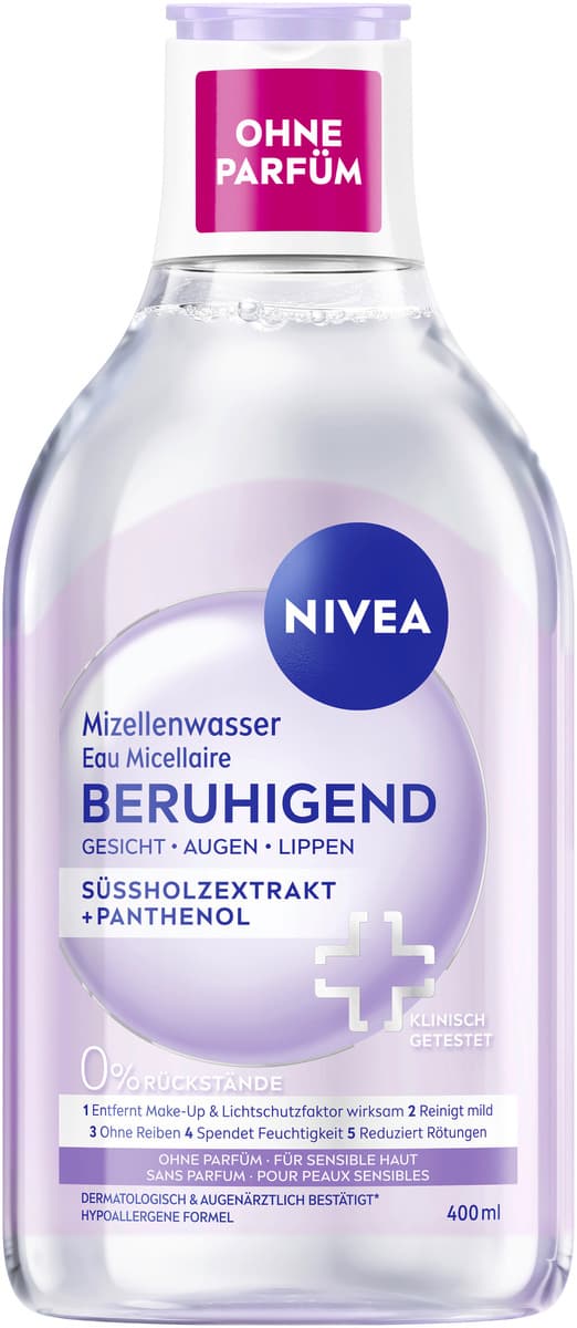 NIVEA Mizellenwasser Beruhigend Für sensible Haut 400ml