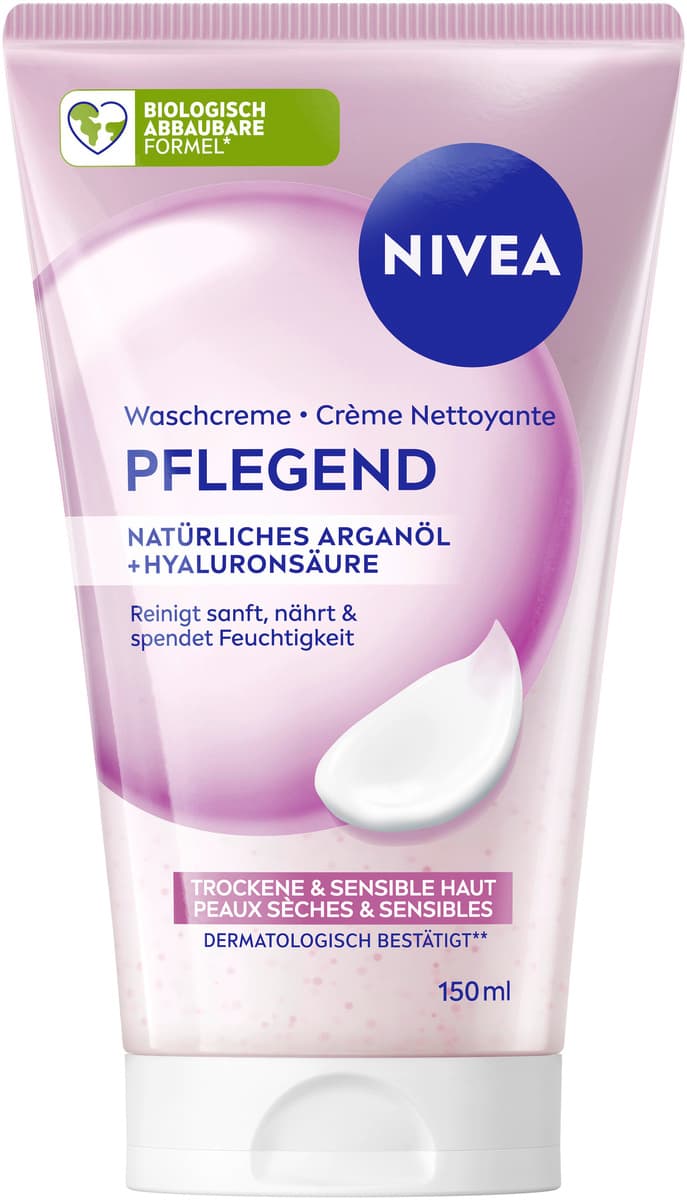 NIVEA Waschcreme pflegend trockene & sensible Haut 150ml