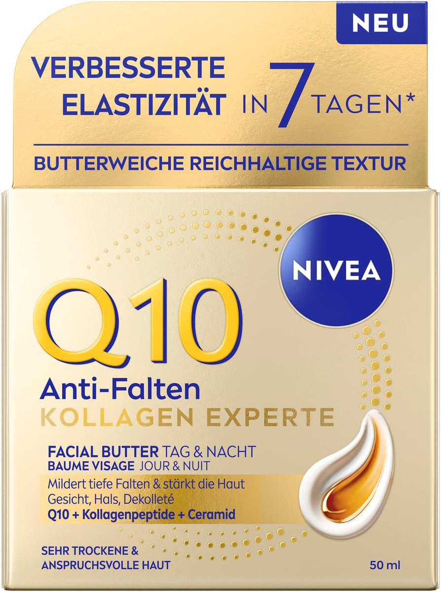 NIVEA Q10 Anti-Falten Kollagen Experte Facialbutter Tag & Nacht 50ml
