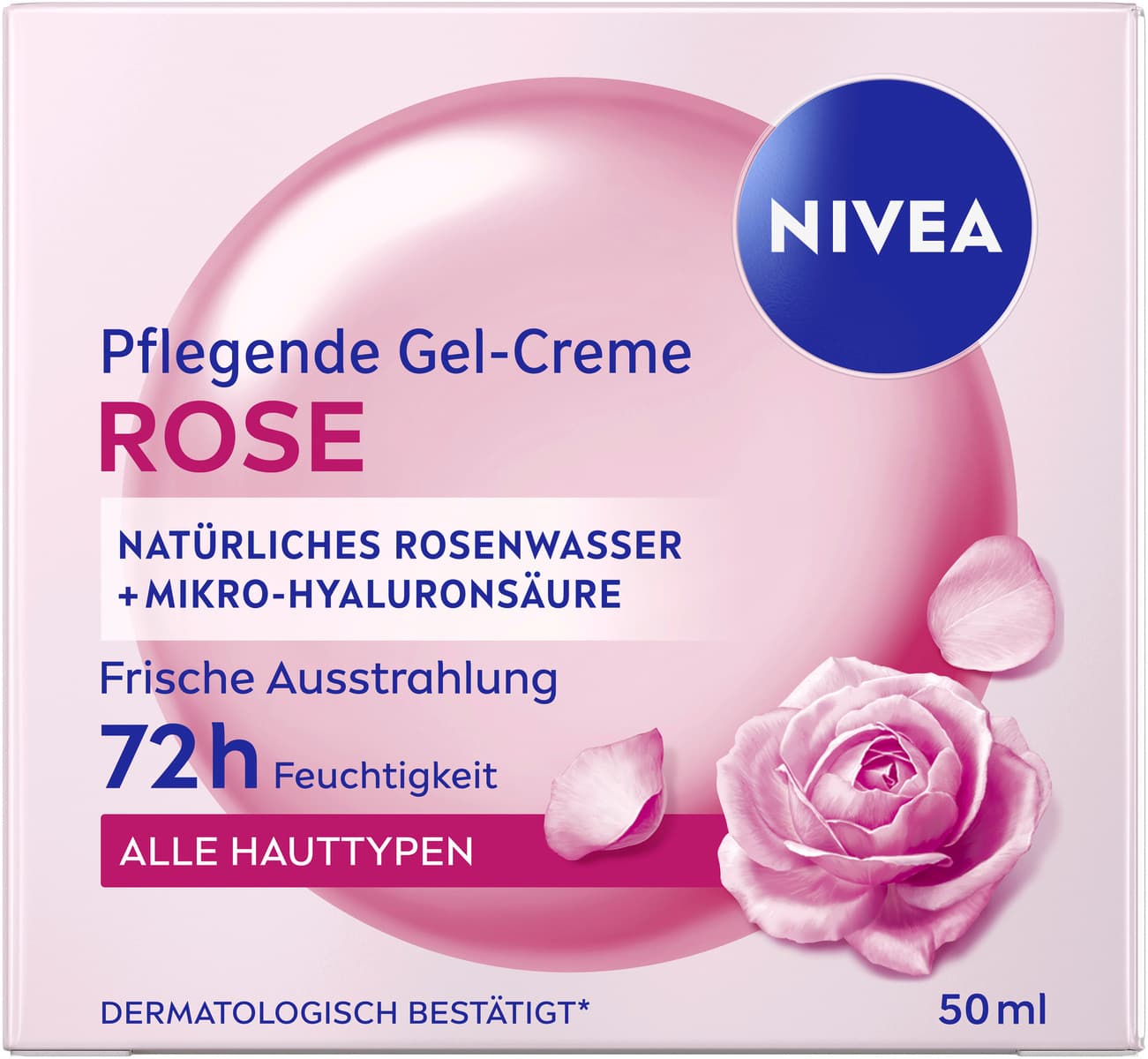 NIVEA Pflegende Gel-Creme Rose 