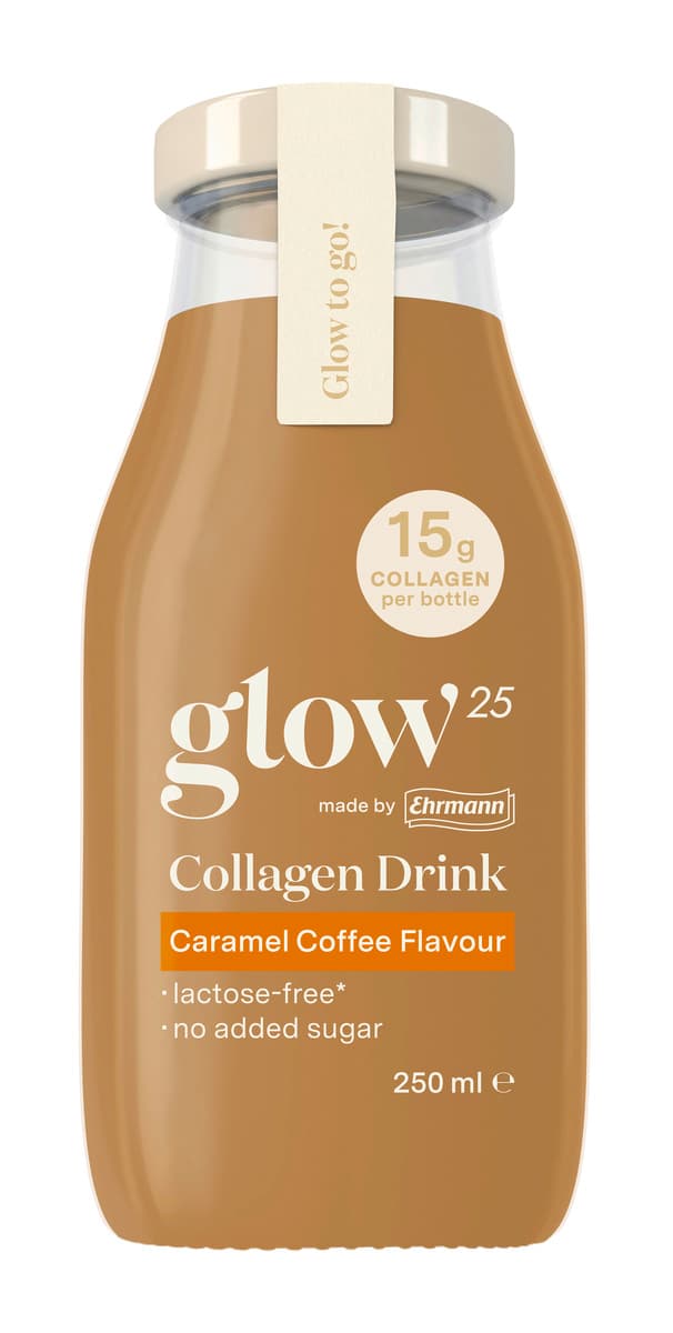 Glow25 Collagen Drink Caramel Coffee Flavour