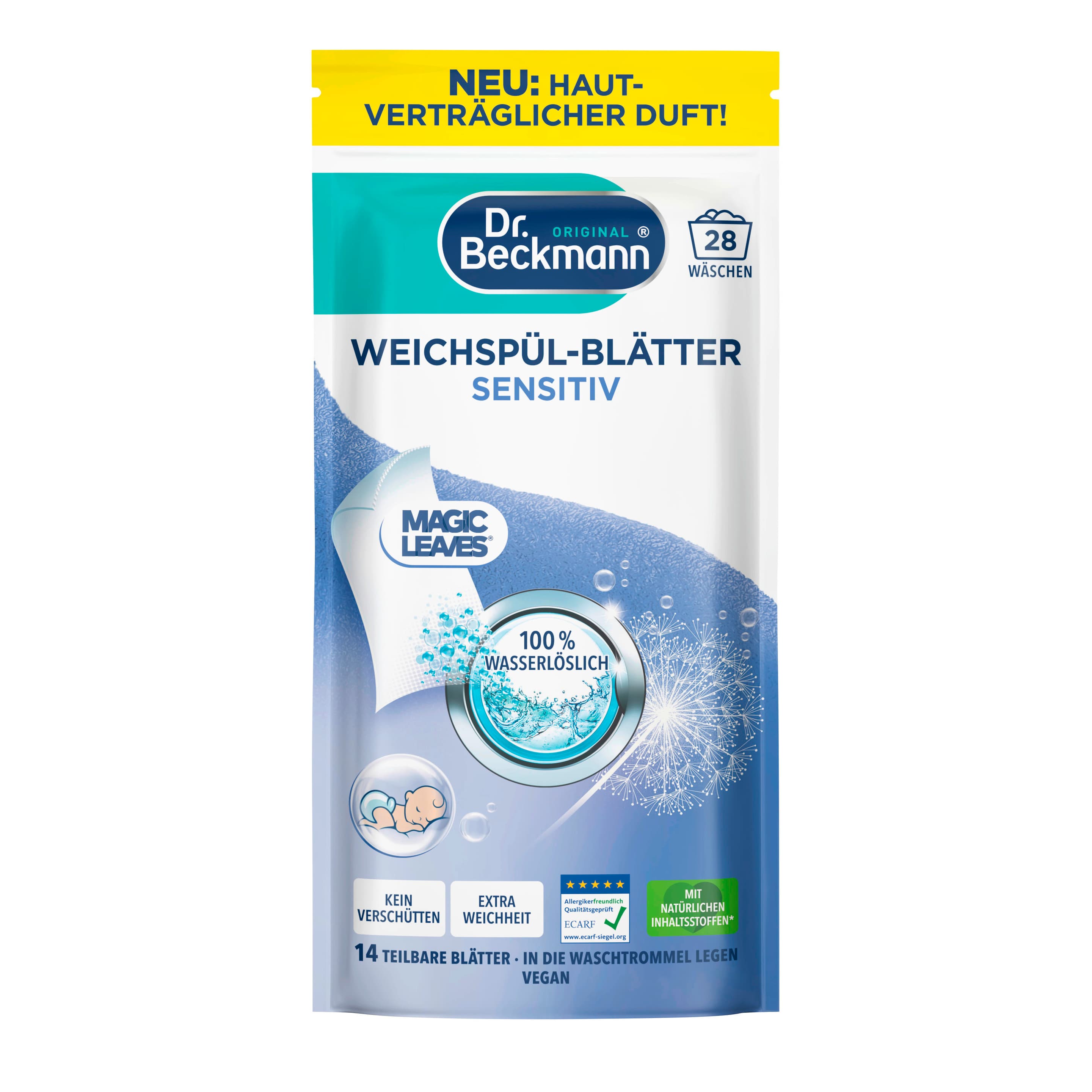 Dr. Beckmann Weichspül-Blätter Sensitiv