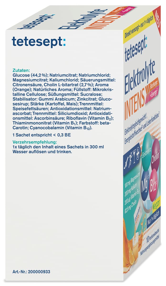 Produktbild tetesept Elektrolyte Intens Pulver  6 von 6