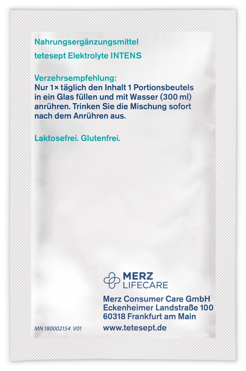 Produktbild tetesept Elektrolyte Intens Pulver  3 von 6