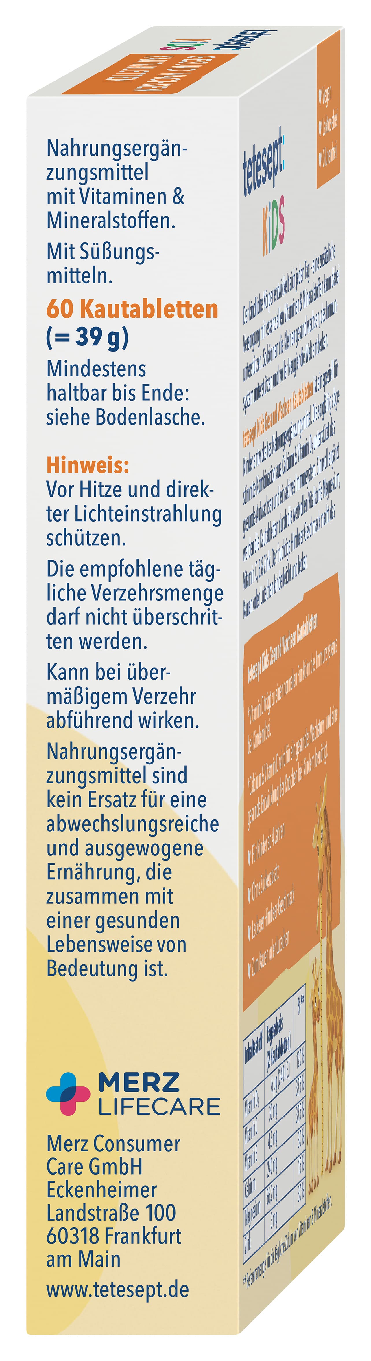 tetesept Kids Gesund Wachsen Kautabletten