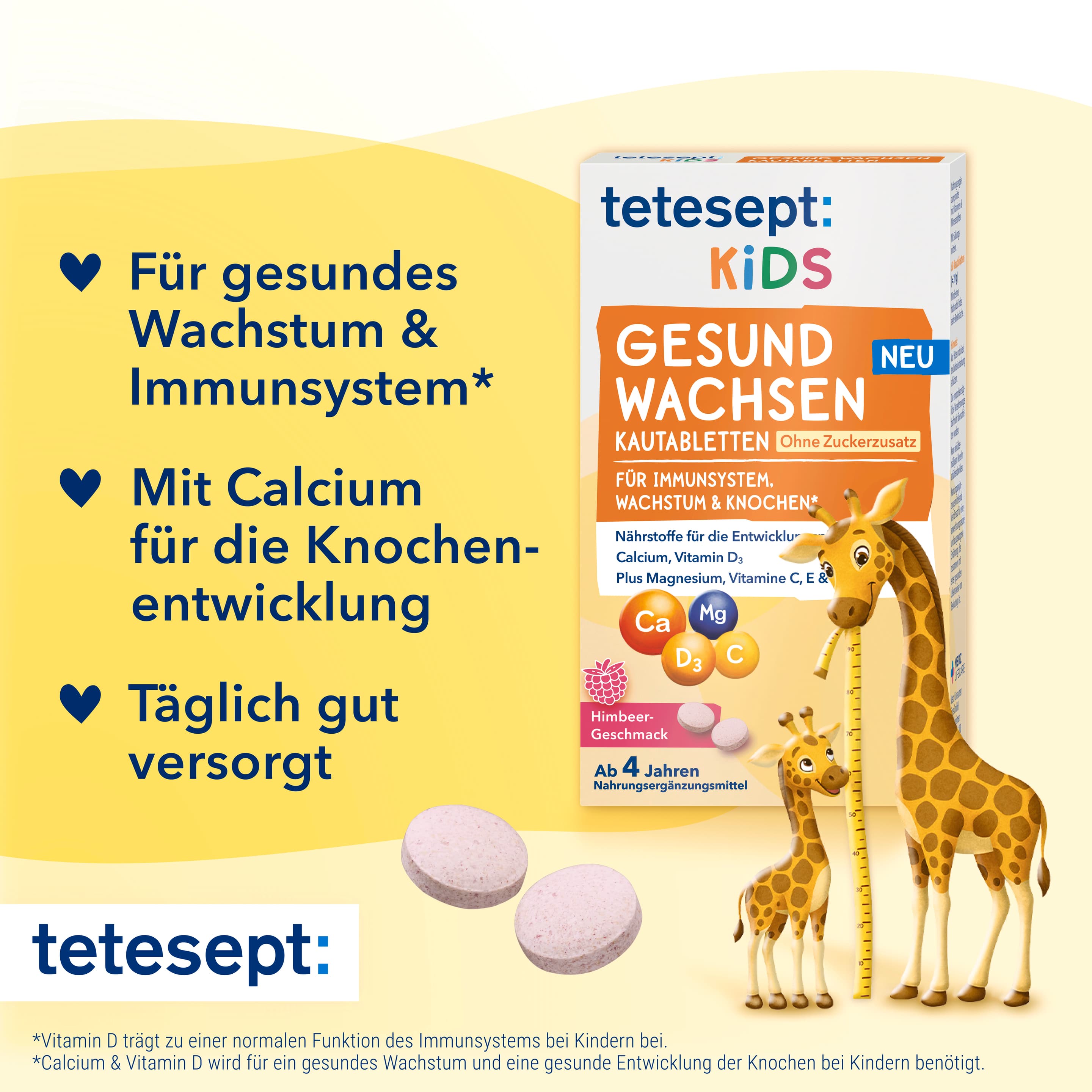 tetesept Kids Gesund Wachsen Kautabletten