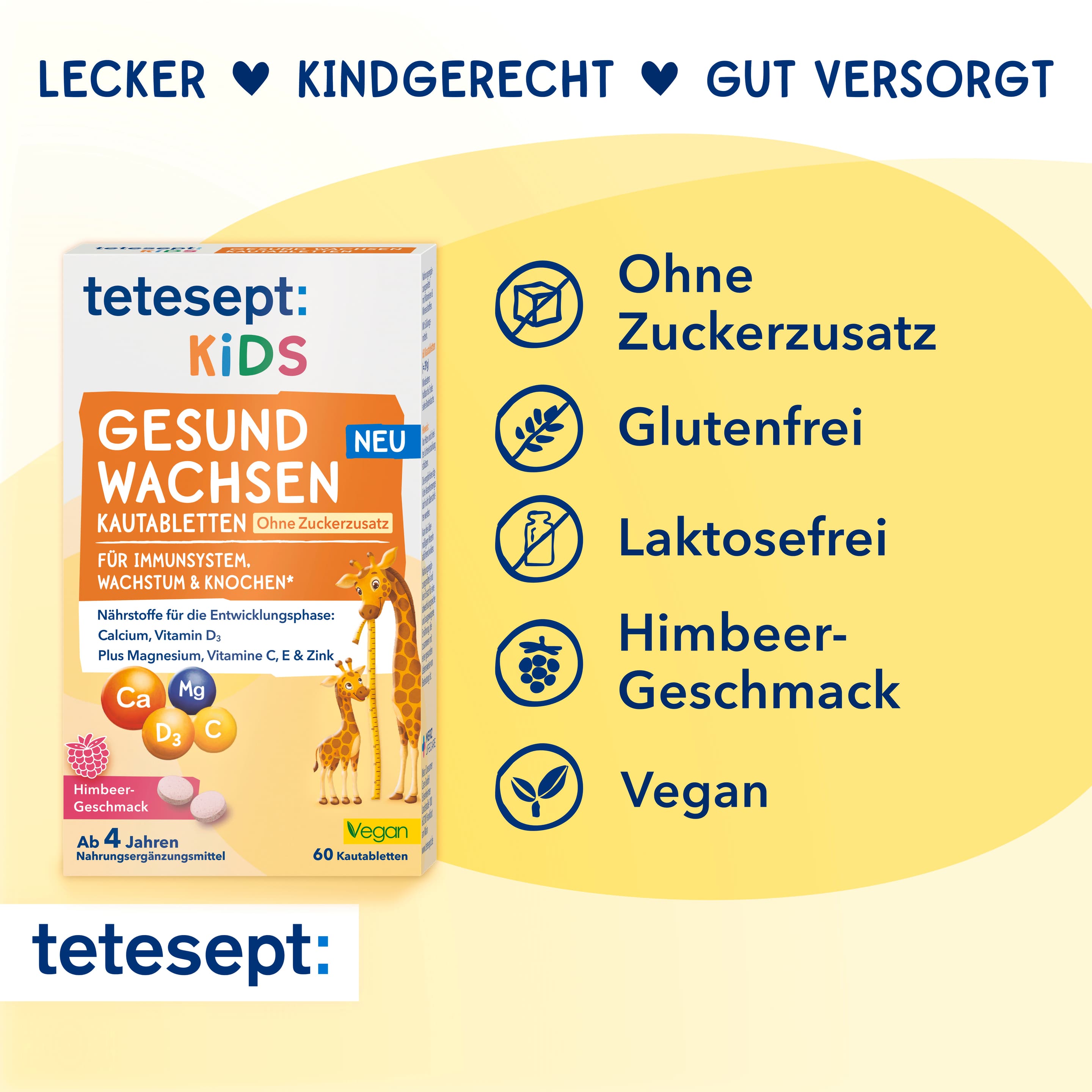 tetesept Kids Gesund Wachsen Kautabletten