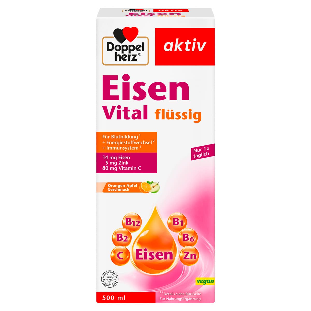Doppelherz Eisen Vital flüssig 500 ml