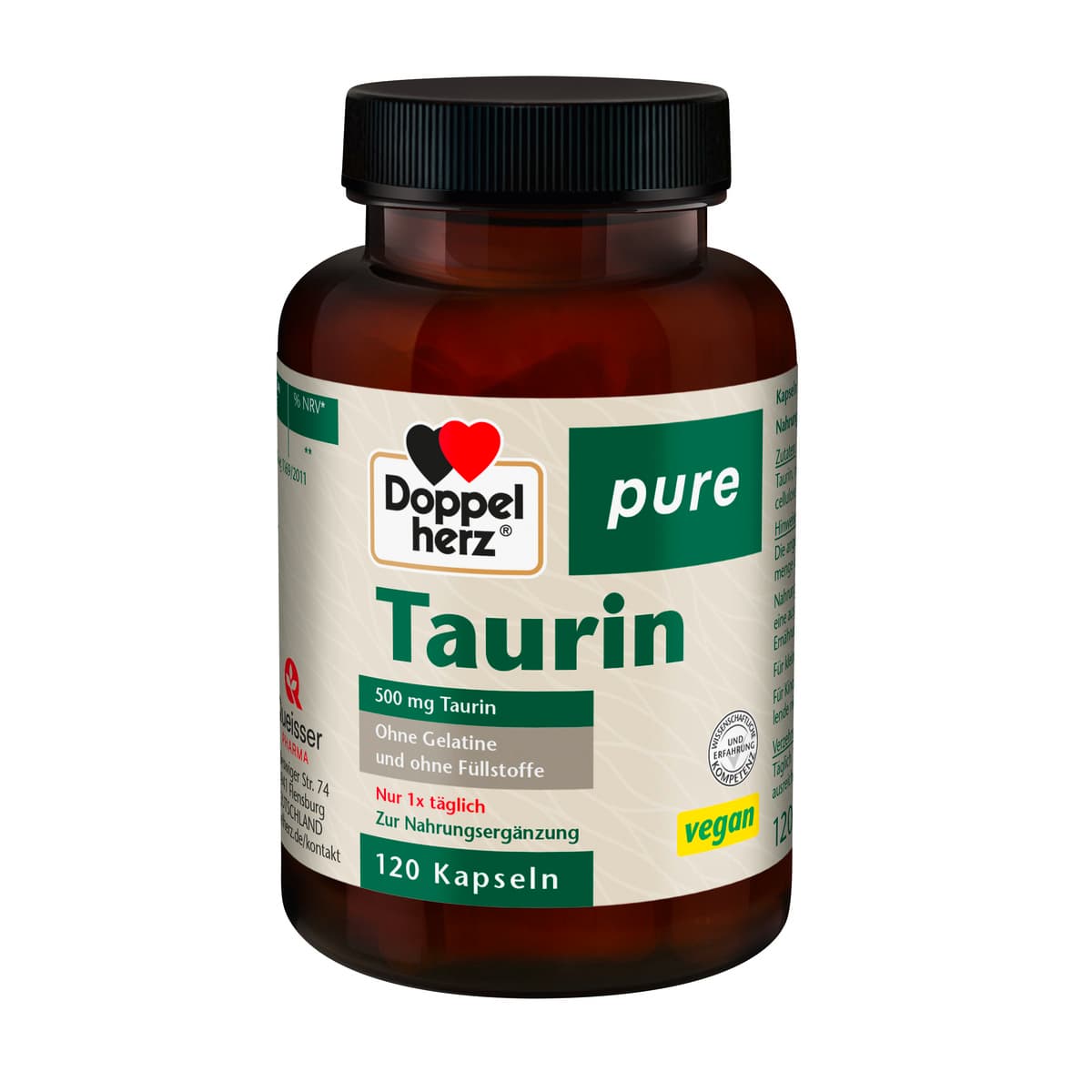 Doppelherz pure Taurin vegan
