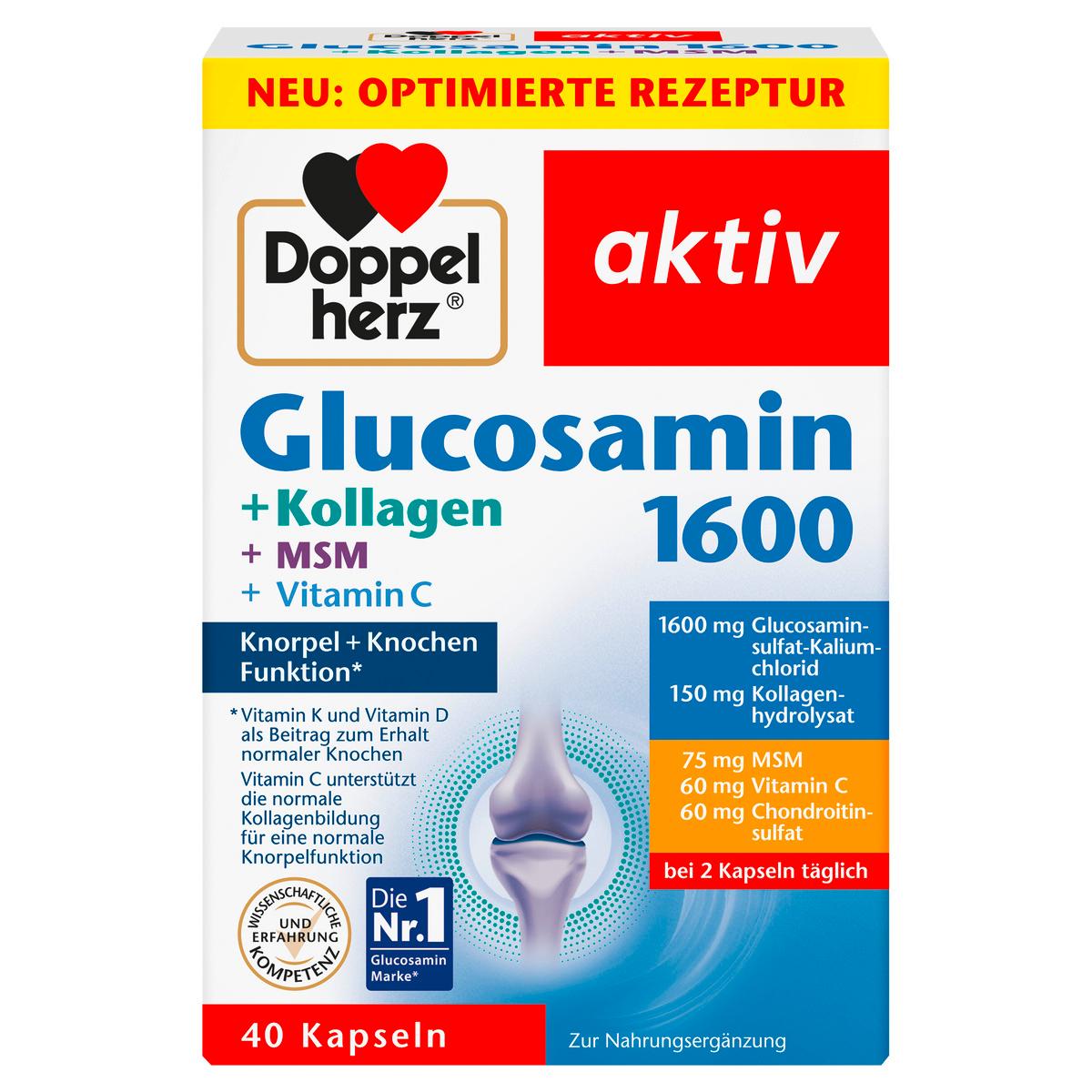 Doppelherz Glucosamin 1600 + Kollagen + MSM