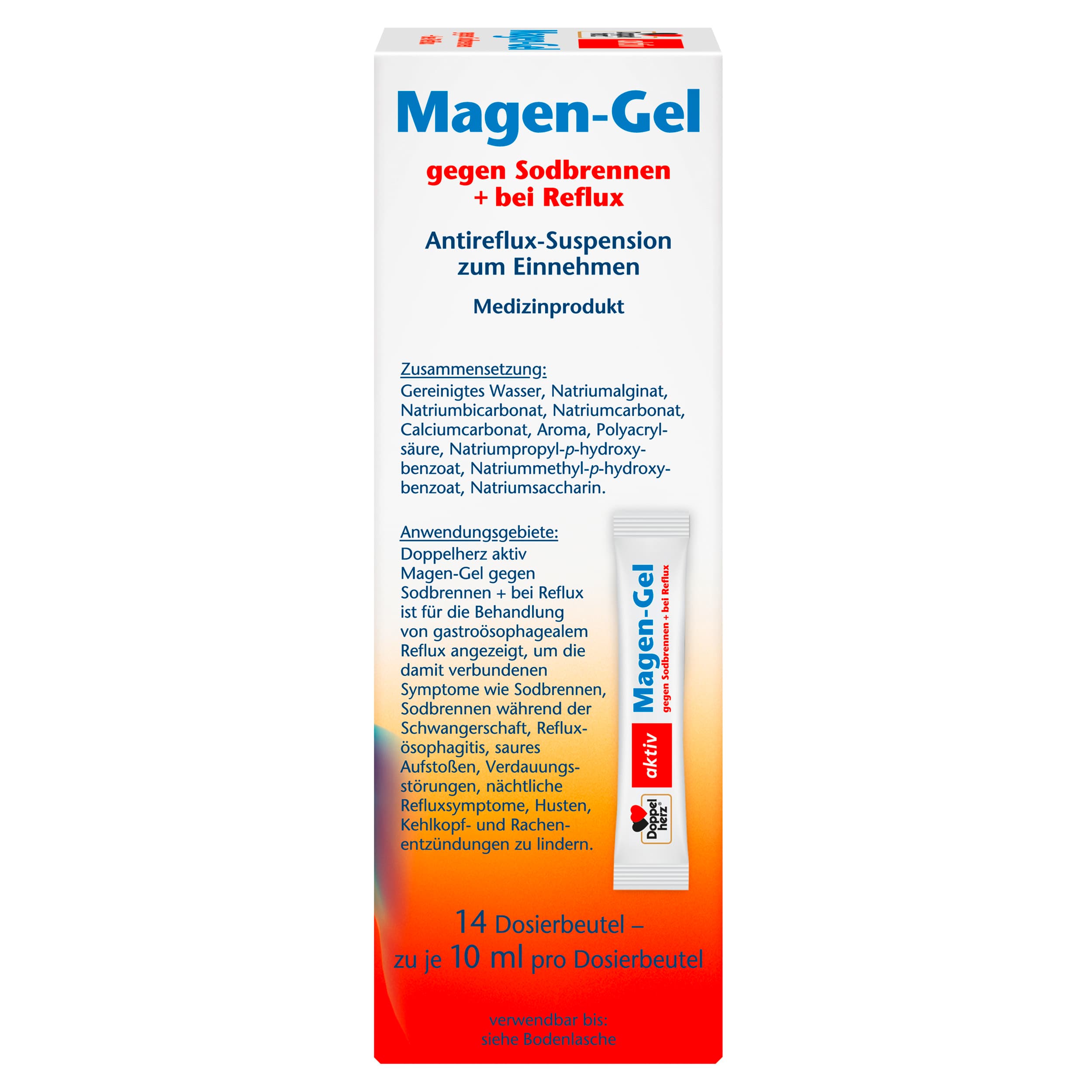 Doppelherz Magen-Gel gegen Sodbrennen + bei Reflux