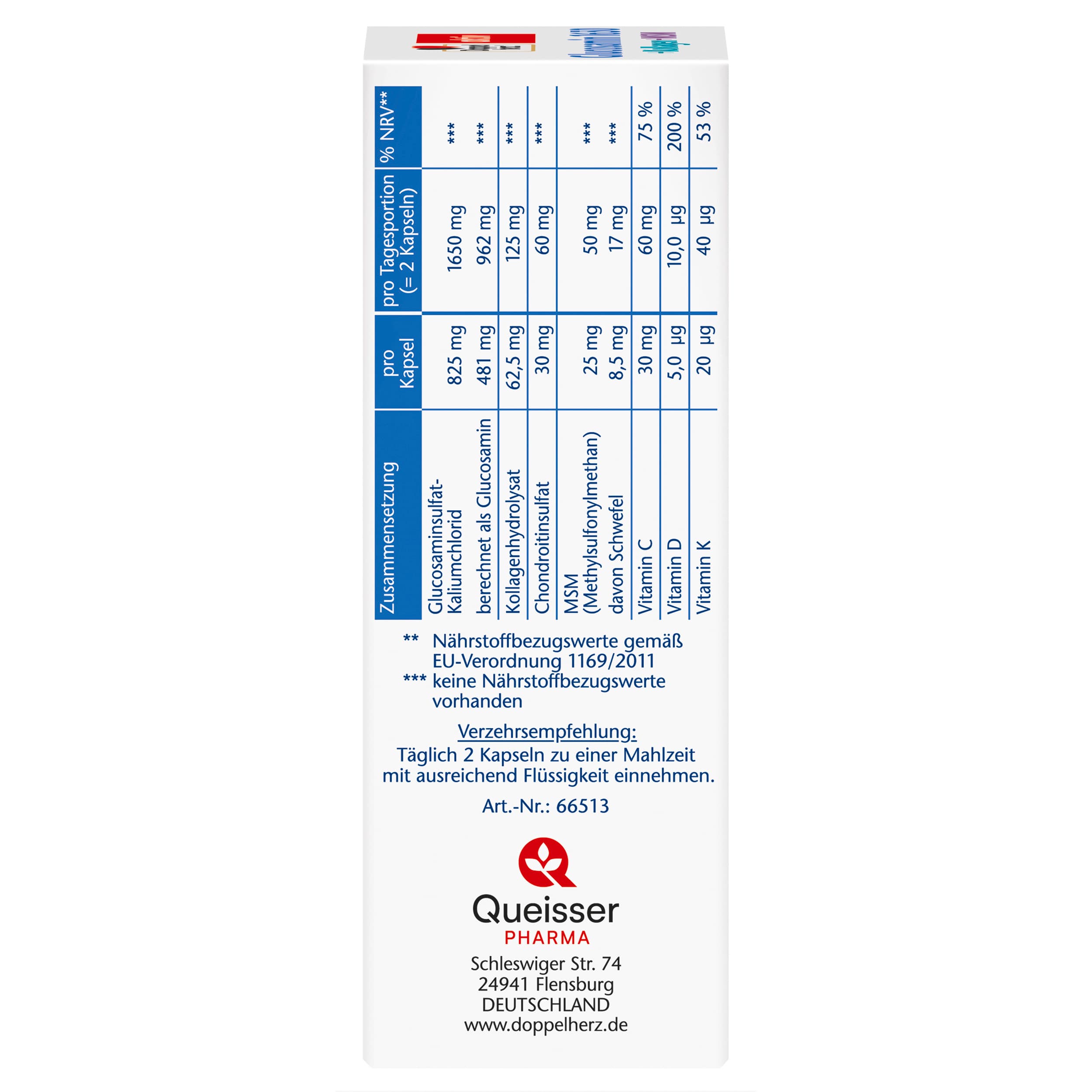 Doppelherz Glucosamin 1650 + Kollagen + MSM