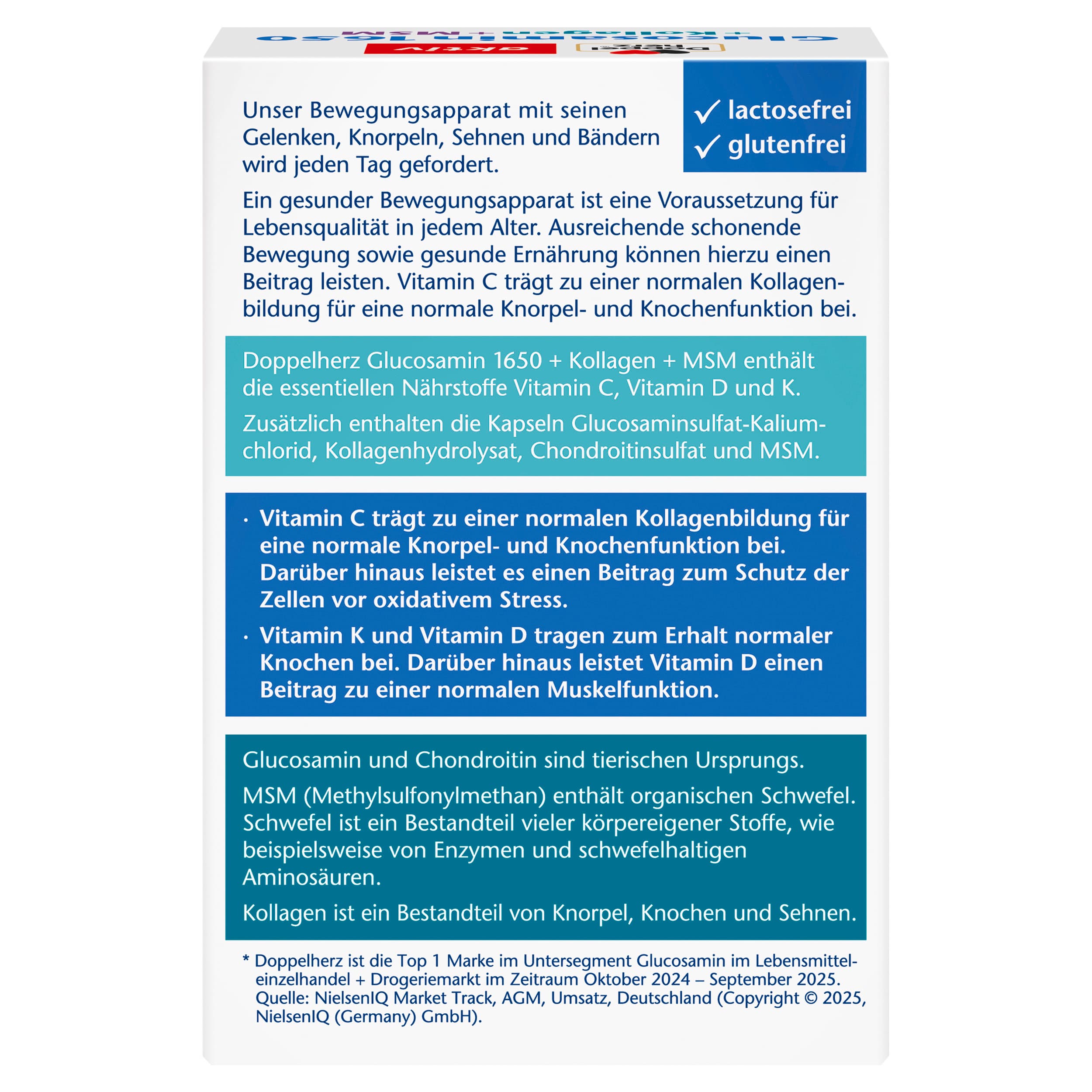 Doppelherz Glucosamin 1650 + Kollagen + MSM