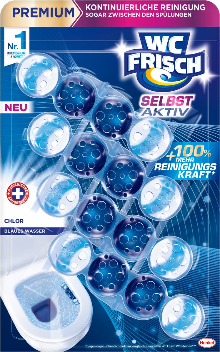 WC FRISCH Selbst Aktiv Blauspüler Chlor