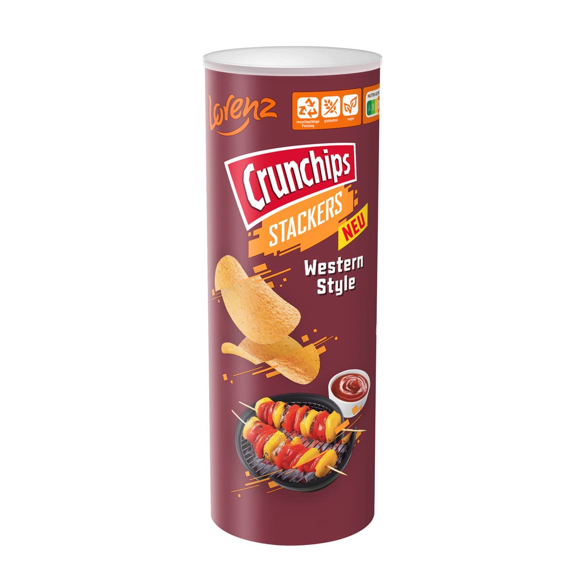 Crunchips Stackers Western Style 