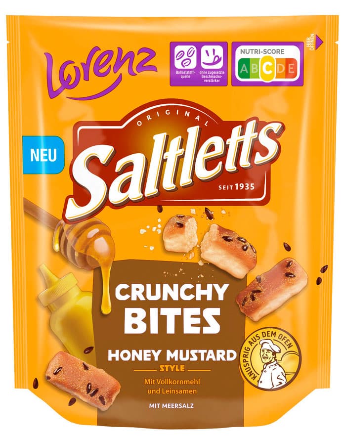 Saltletts Crunchy Bites Honey Mustard Style 