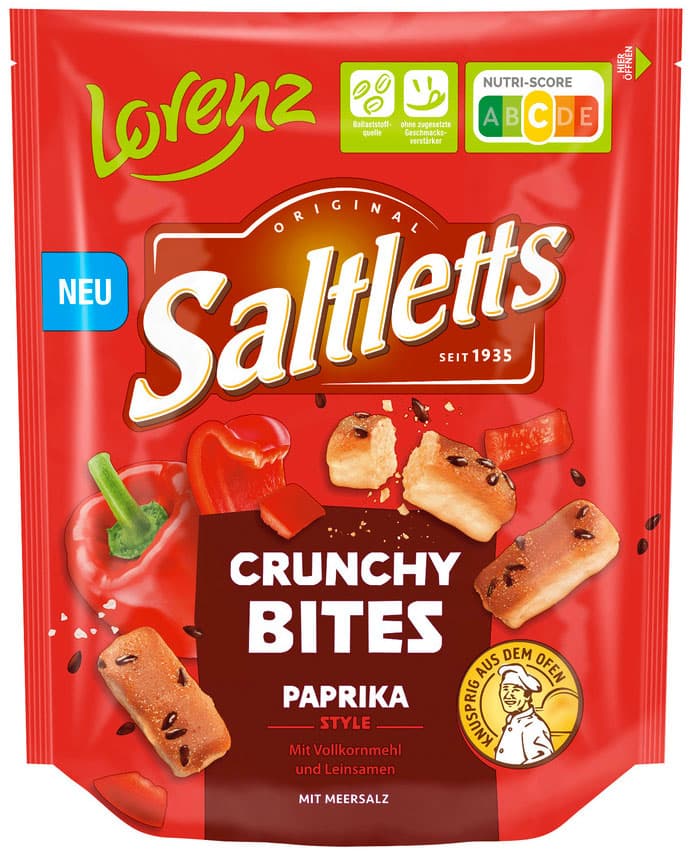 Saltletts Crunchy Bites Paprika Style 