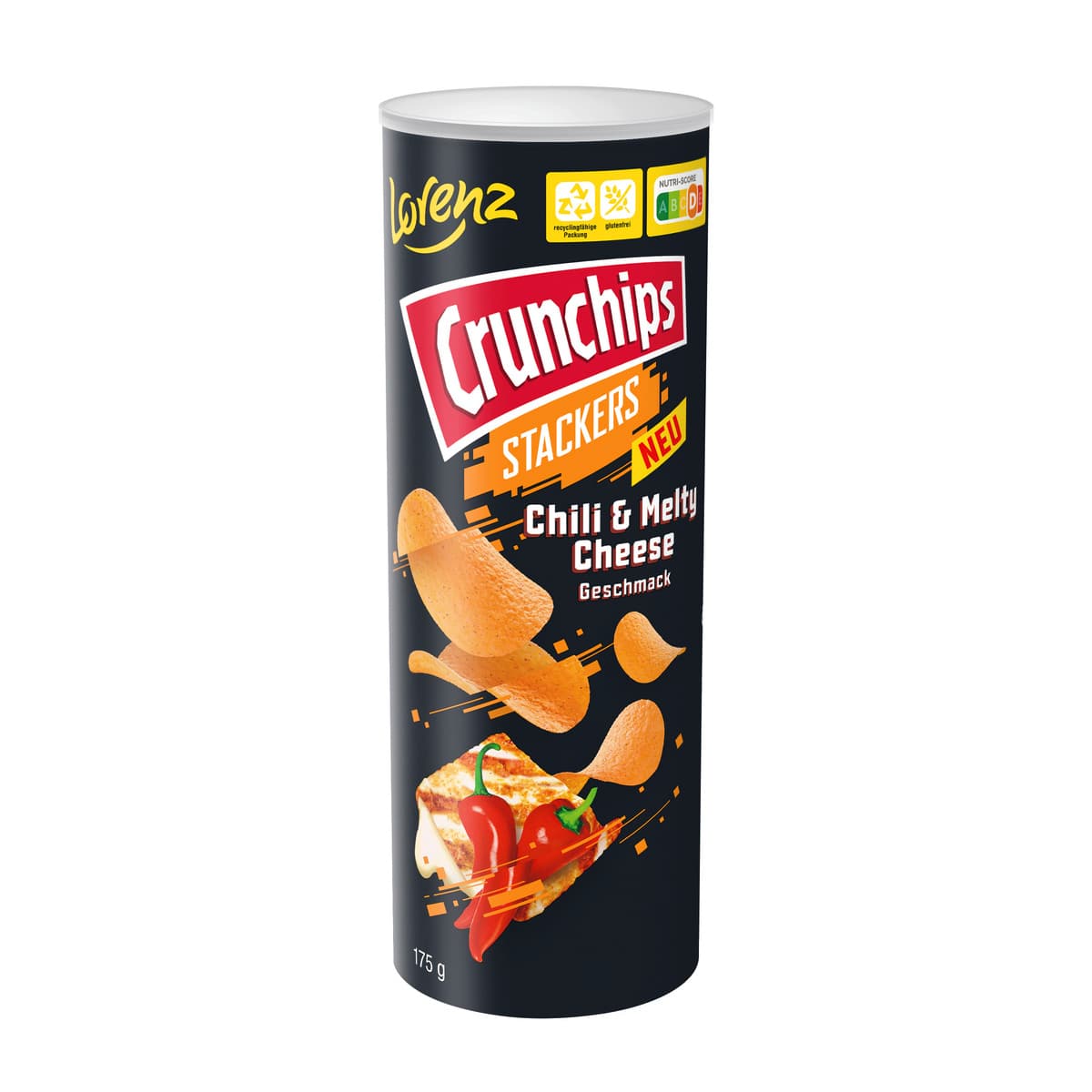 Crunchips Stackers Chili & Melty Cheese 