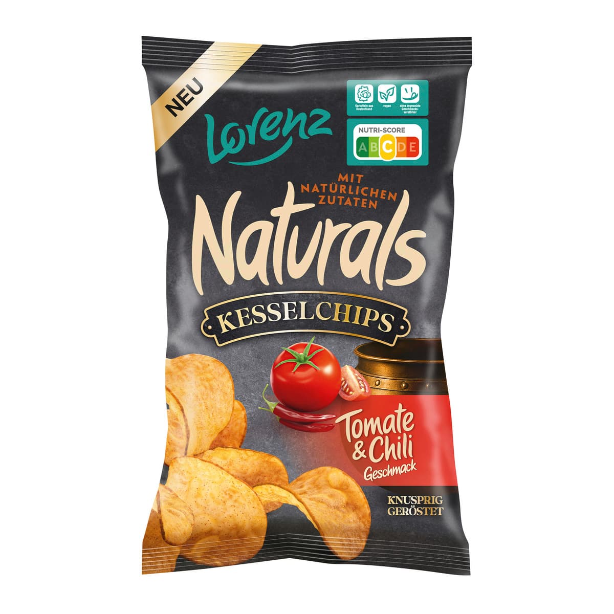 Naturals Kesselchips Tomate & Chili Geschmack
