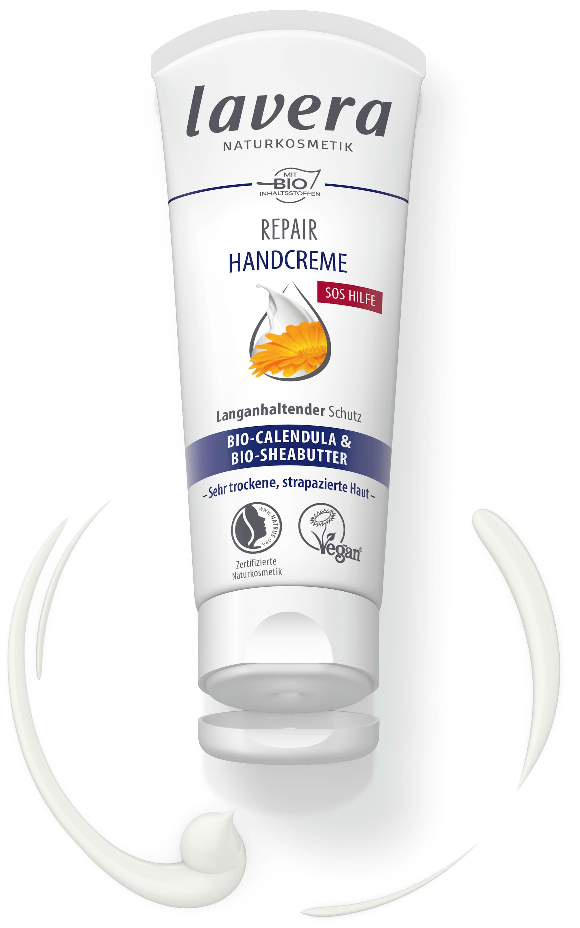 Crema de manos reparadora lavera