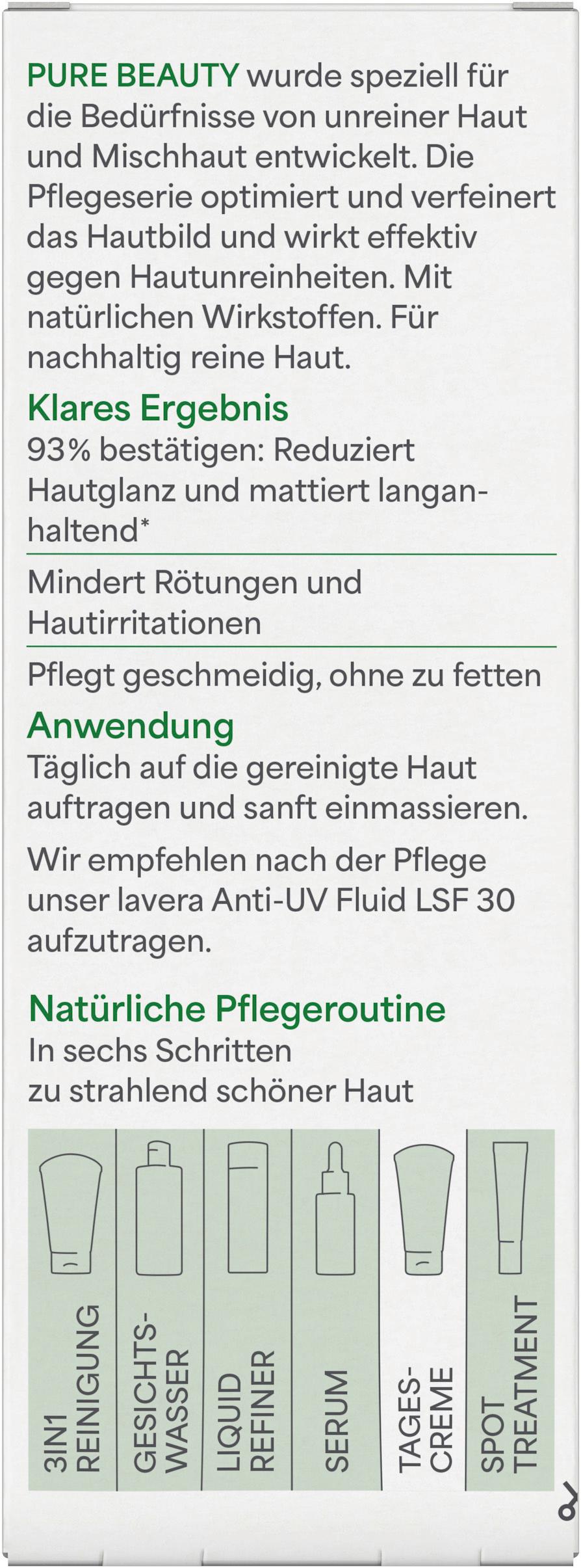 Produktbild lavera Pure Beauty Mattierende Tagescreme 4 von 5