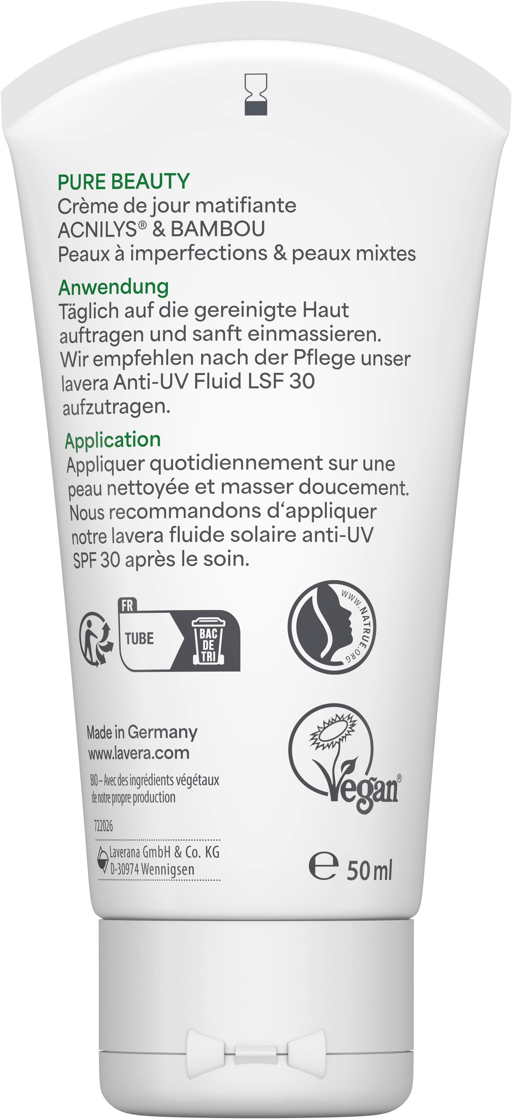 Produktbild lavera Pure Beauty Mattierende Tagescreme 3 von 5