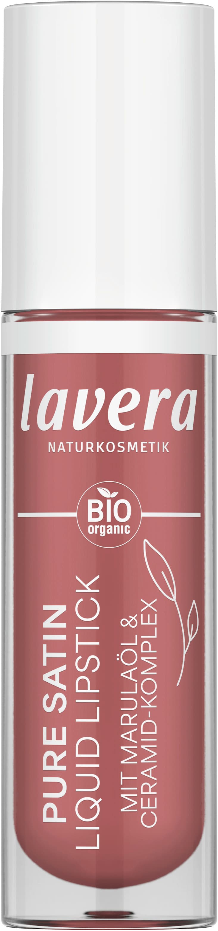 lavera Pure Satin Liquid Lipstick -Nude Petal 02-