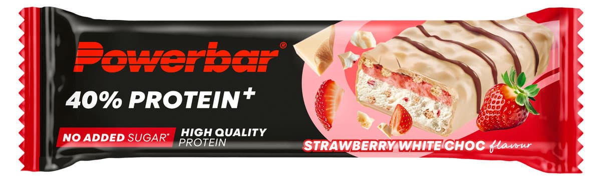POWERBAR® Proteinriegel 40% Protein + Crisp Strawberry White Choc