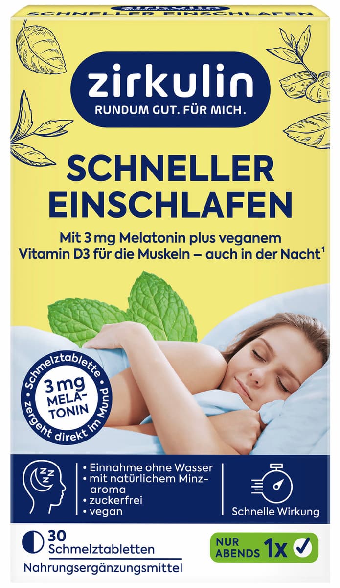 Zirkulin Schneller Einschlafen Schmelztabletten
