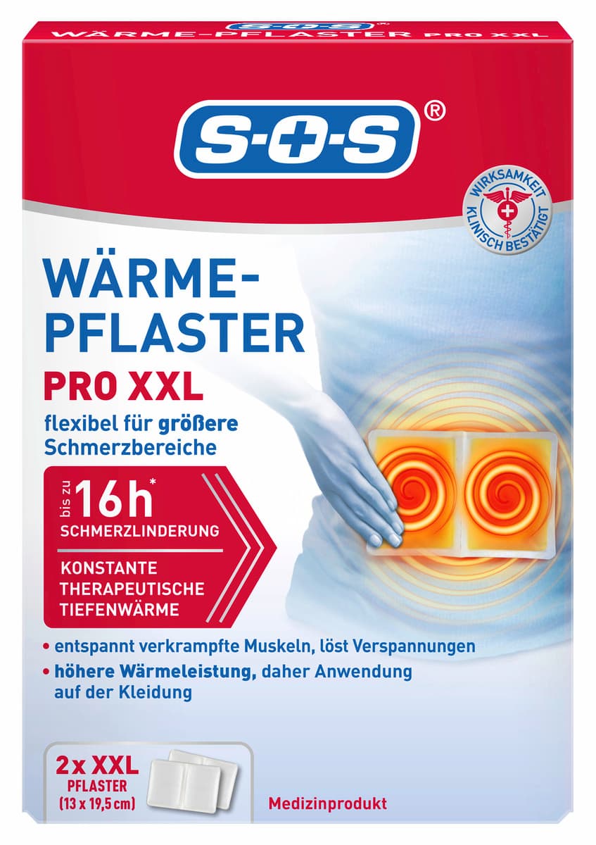 SOS Wärme-Pflaster PRO XXL 2 St.