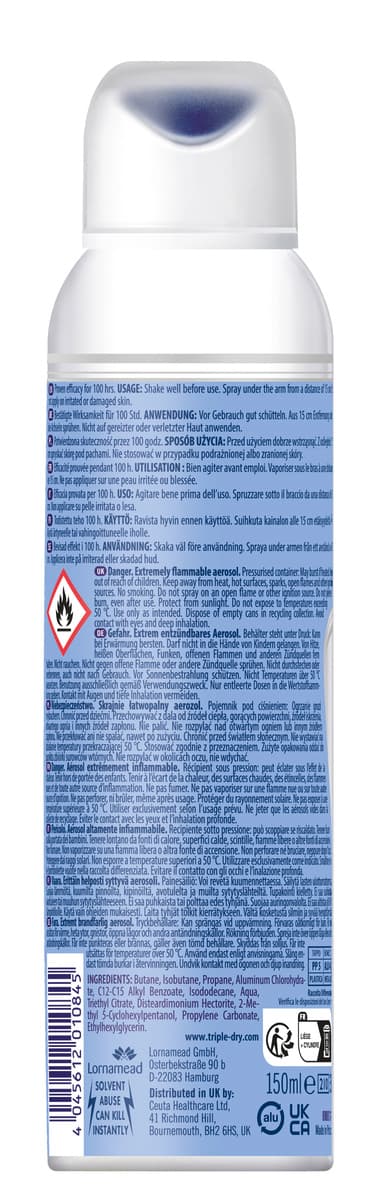 Produktbild Triple Dry Deospray Anti-Transpirant Classic 2 von 3