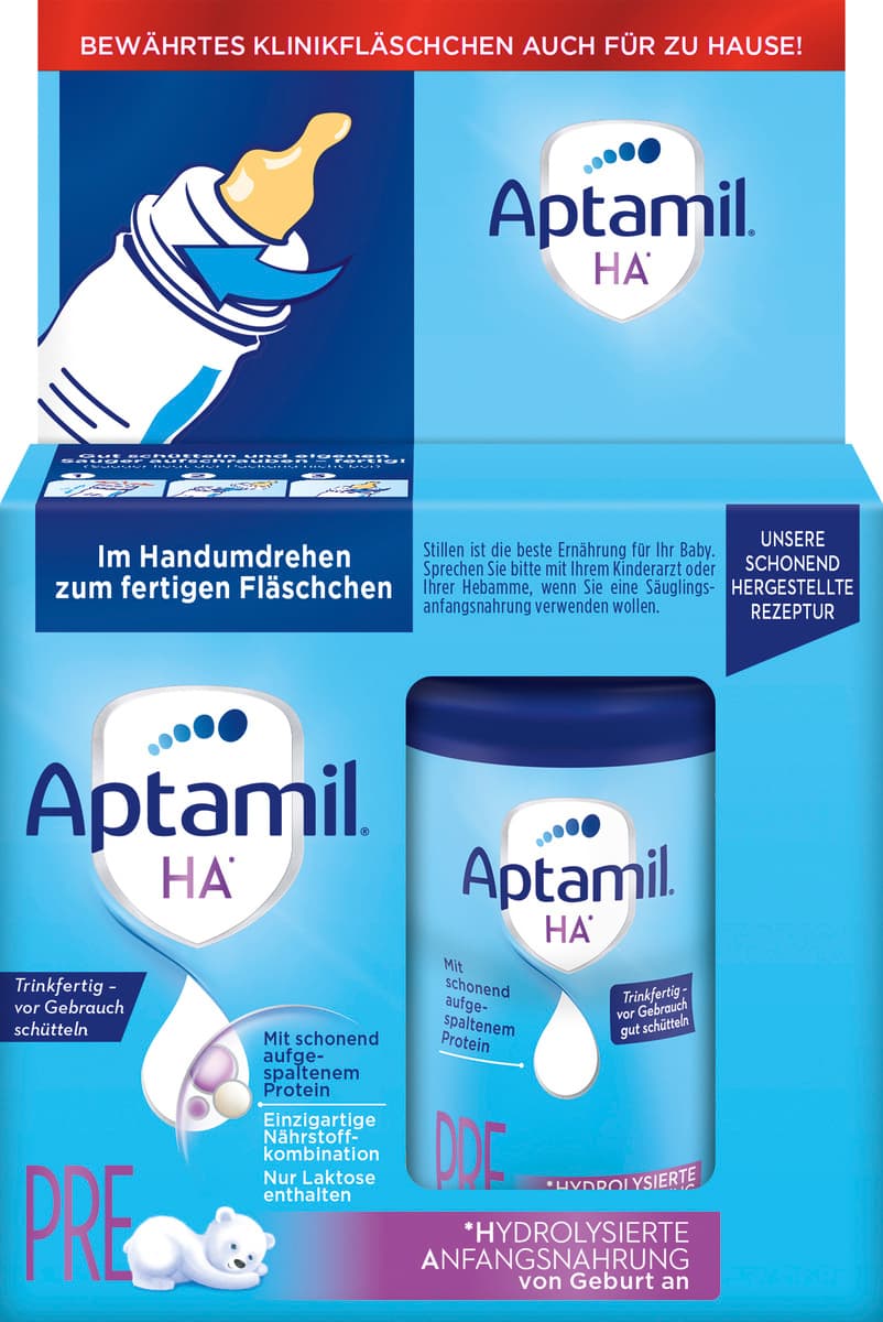 Aptamil HA Pre Hydrolysierte Anfangsnahrung trinkfertig