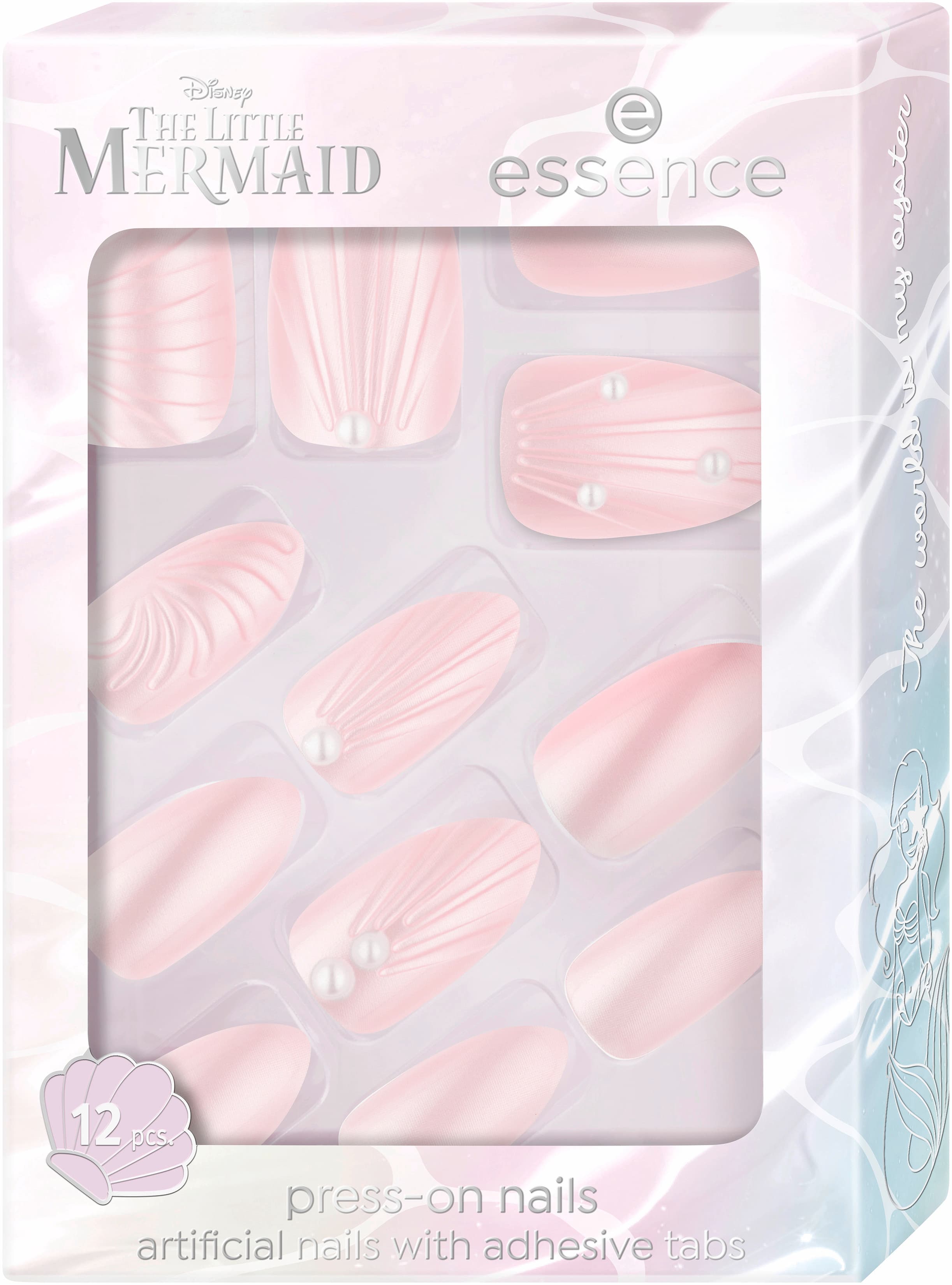 essence Disney THE LITTLE MERMAID press-on nails