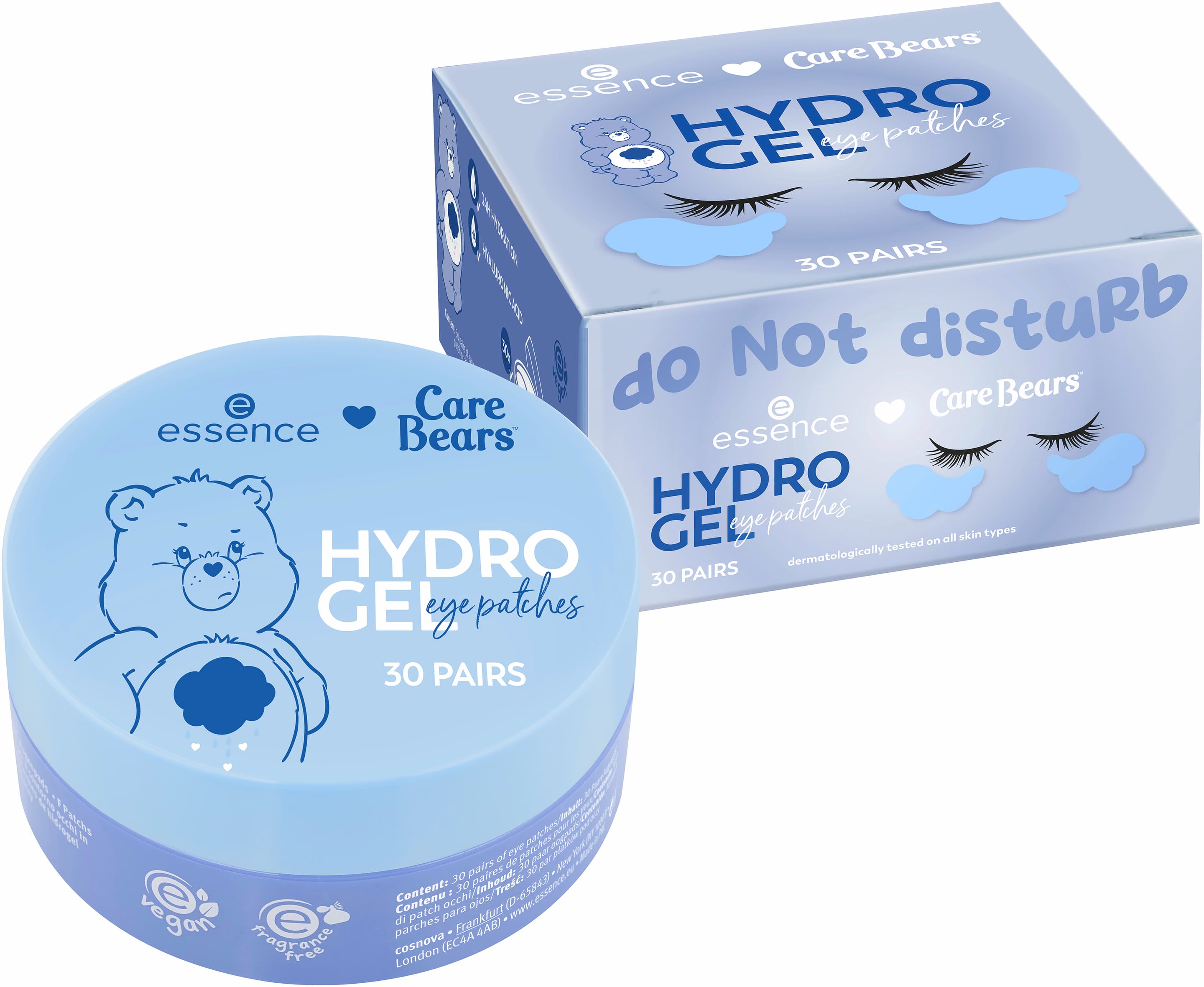 essence Care Bears HYDRO GEL eye patches