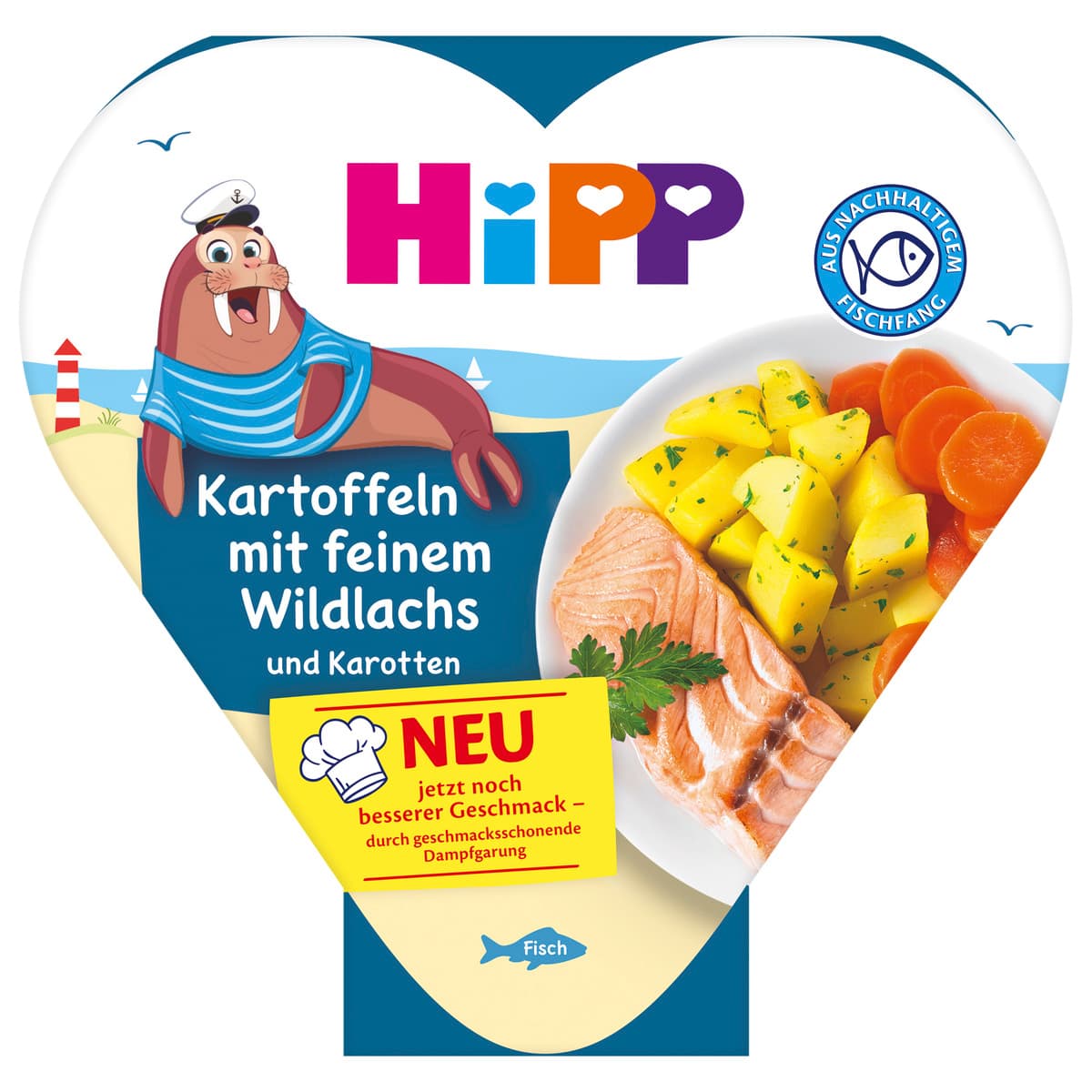 HiPP Kartoffeln mit feinem Wildlachs und Karotten