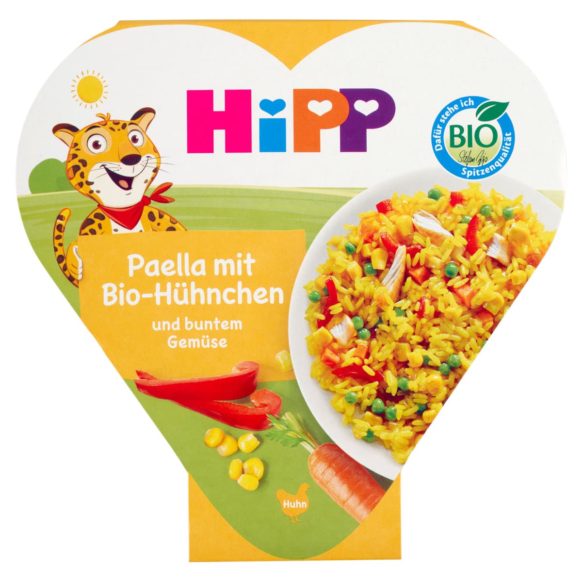 HiPP Paella mit Bio-Hühnchen und buntem Gemüse