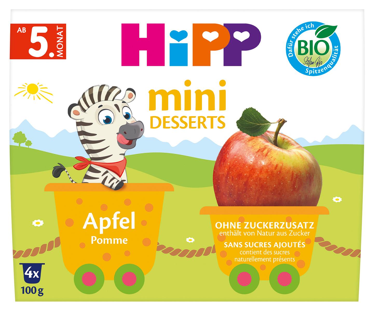 HiPP Mini Desserts im Becher Apfel