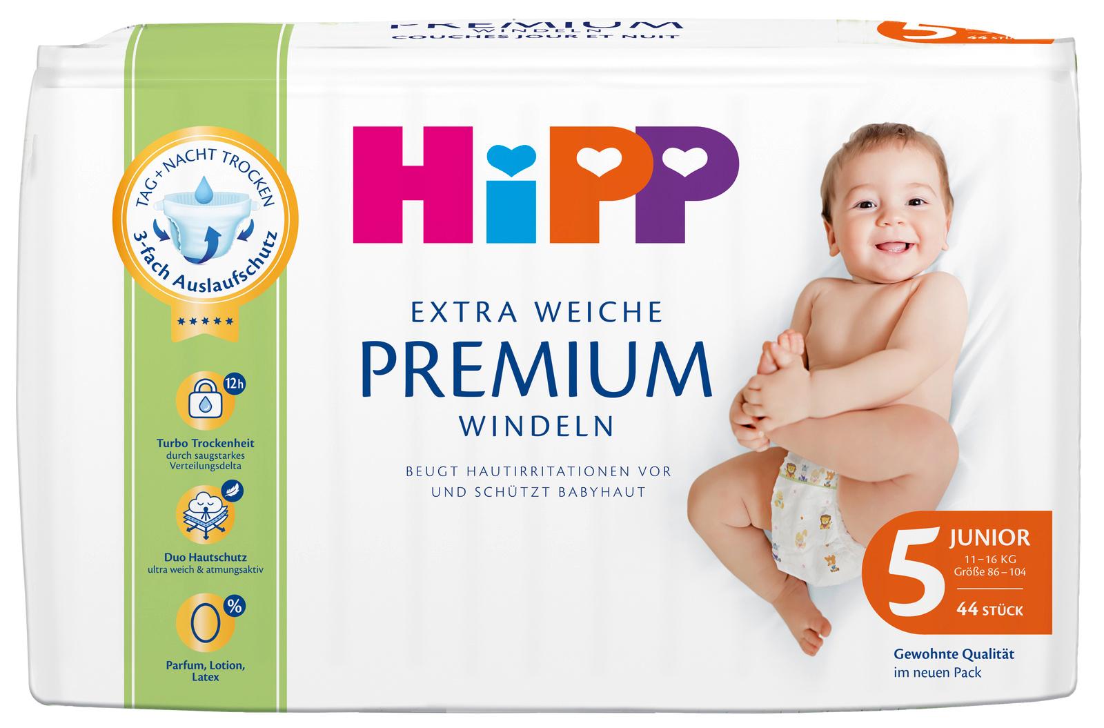HiPP Extra Weiche Premium Windeln Junior 5
