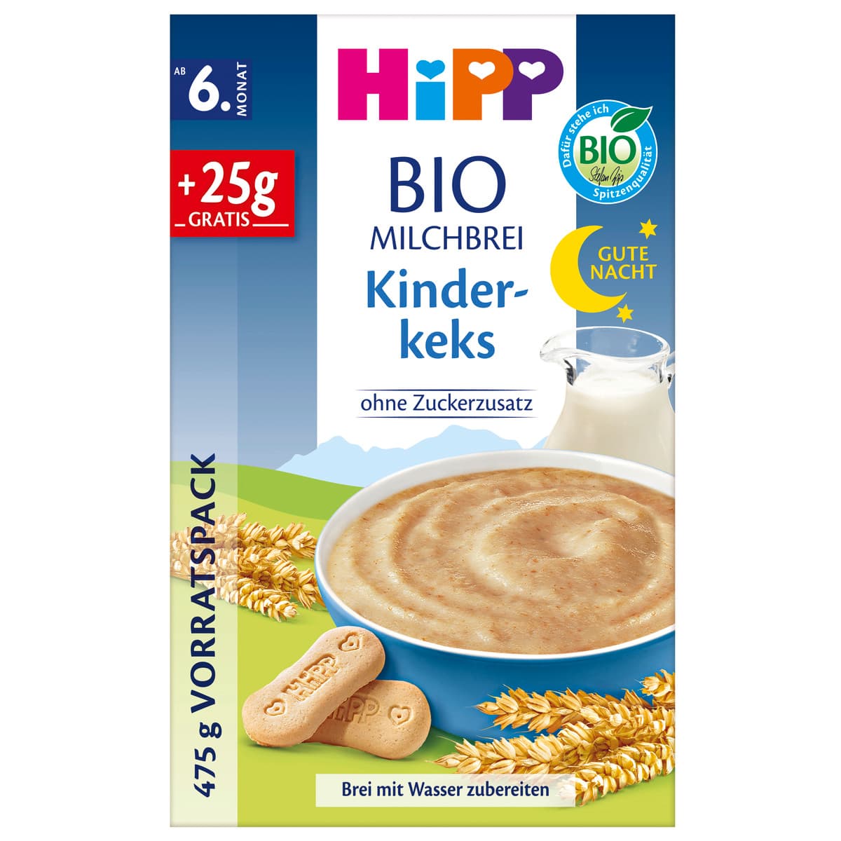 HiPP Milchbrei Gute-Nacht Kinderkeks