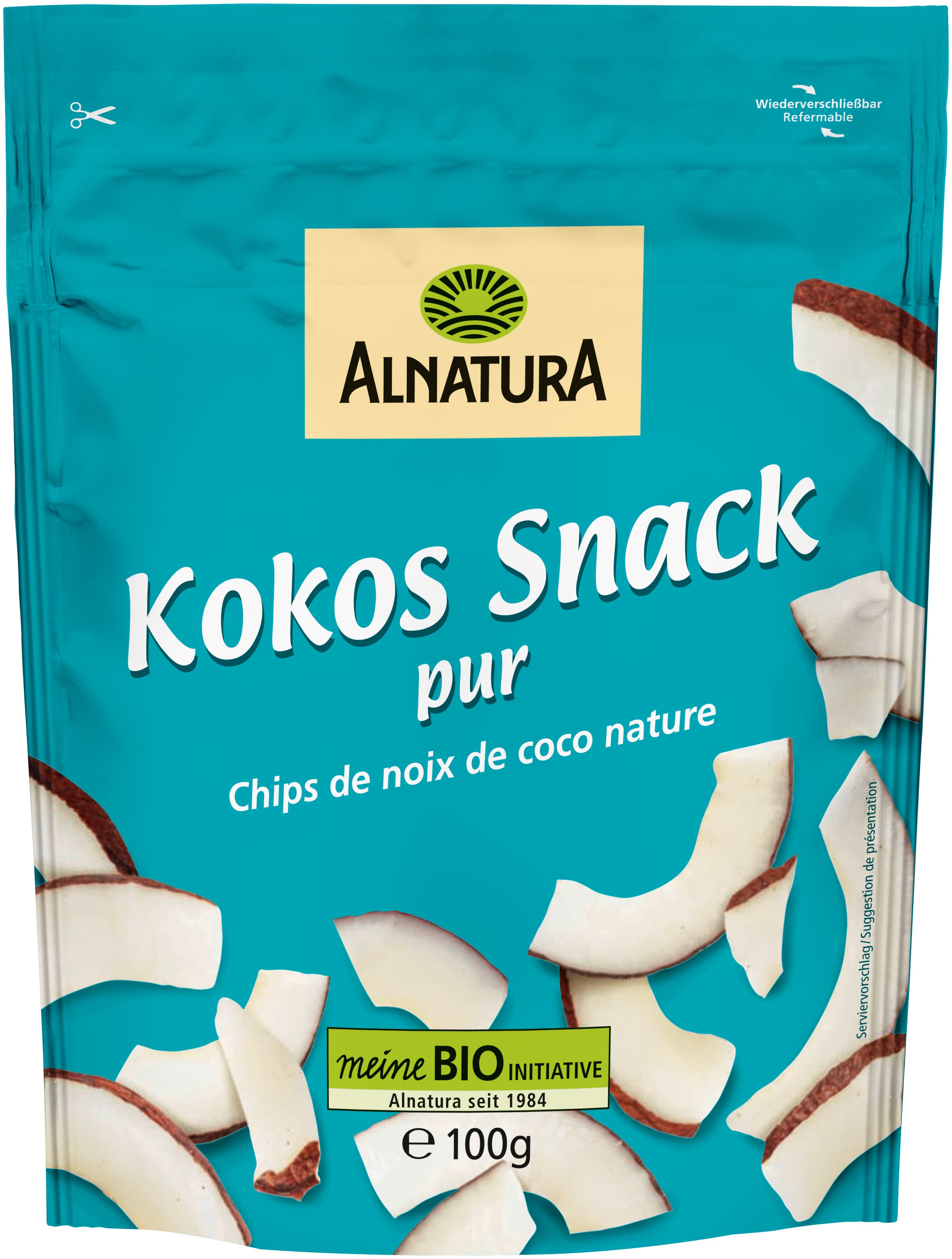 Alnatura Bio Kokos Snack pur 100G