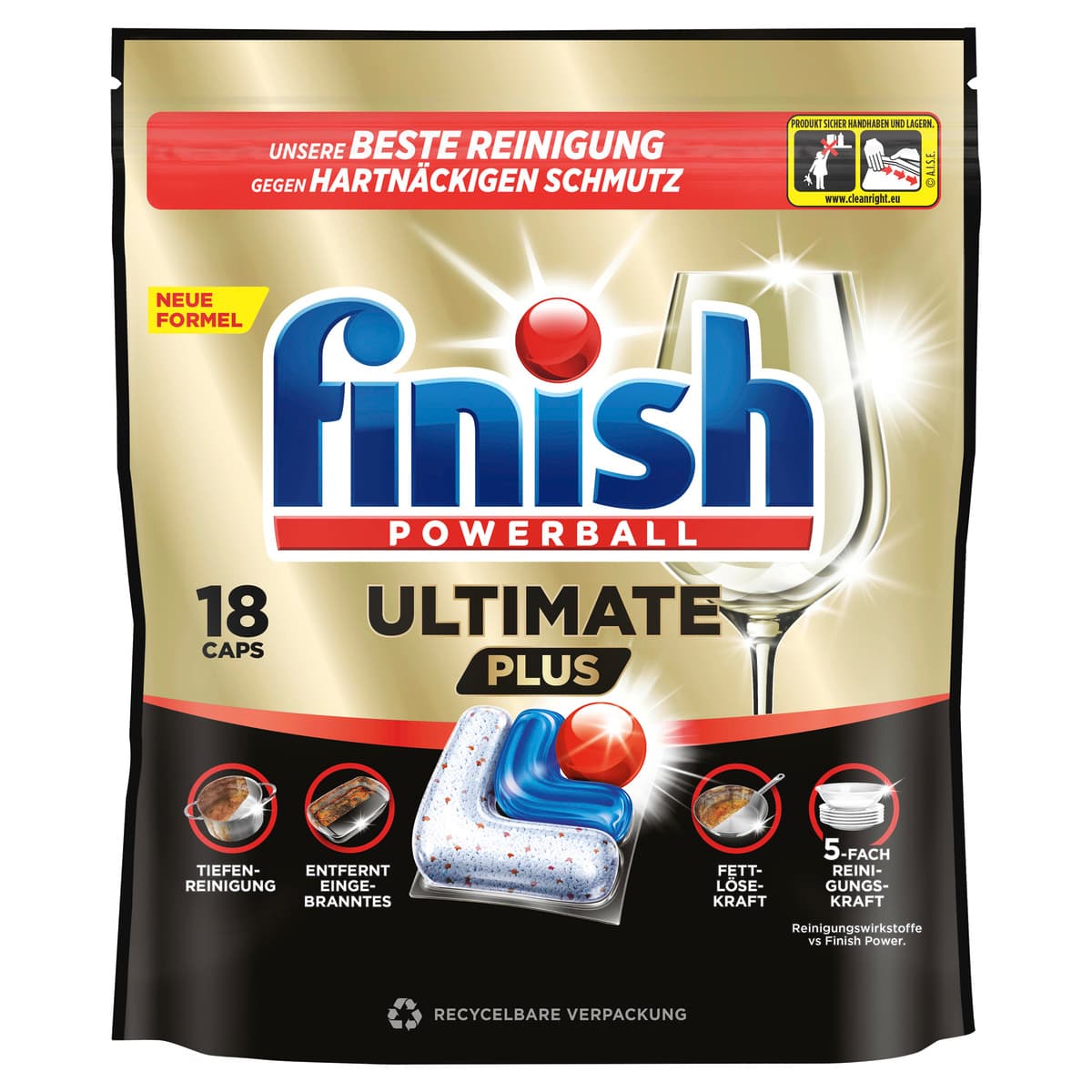 Finish Ultimate Plus Fresh 18 Caps