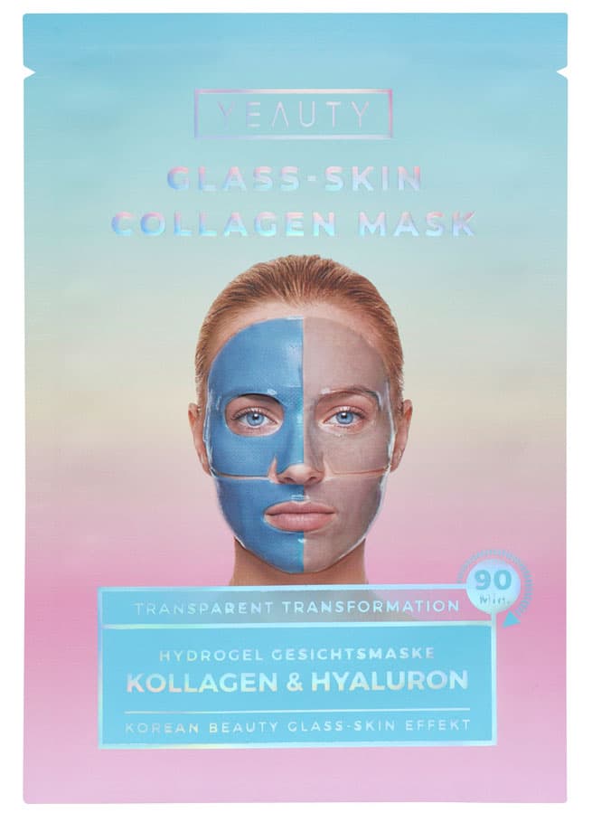 YEAUTY Hydrogel Gesichtsmaske Kollagen & Hyaluron Glass Skin Effekt