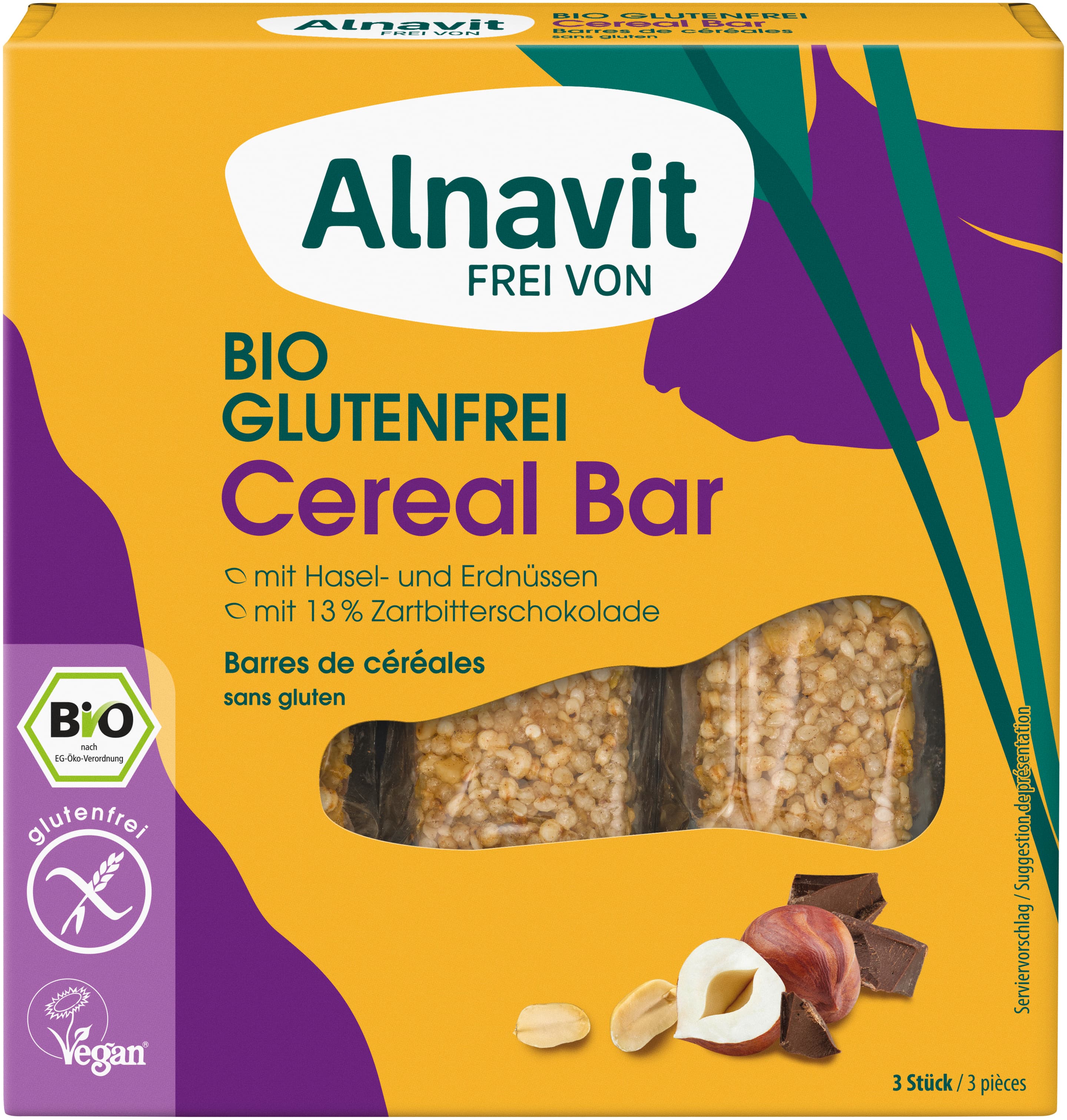 Alnavit Bio Cereal Bar glutenfrei 75G